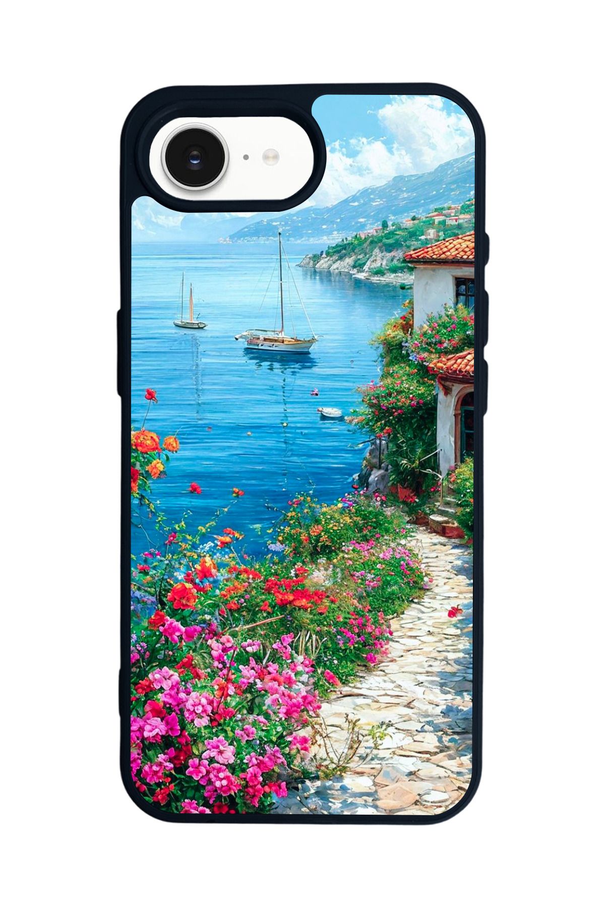 BGAKSESUAR Apple iPhone 16E Siyah Silikon Kılıf Çiziklere ve Darbelere Karşı Koruma