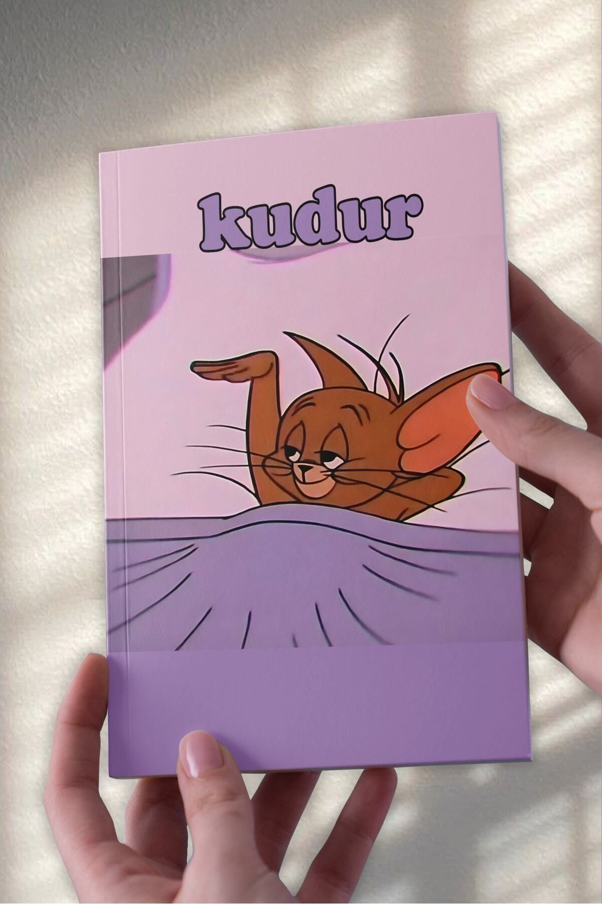 Ludios Jerry Kudur Tasarımlı Desenli A5 Çizgisiz Defter (50 SAYFA)