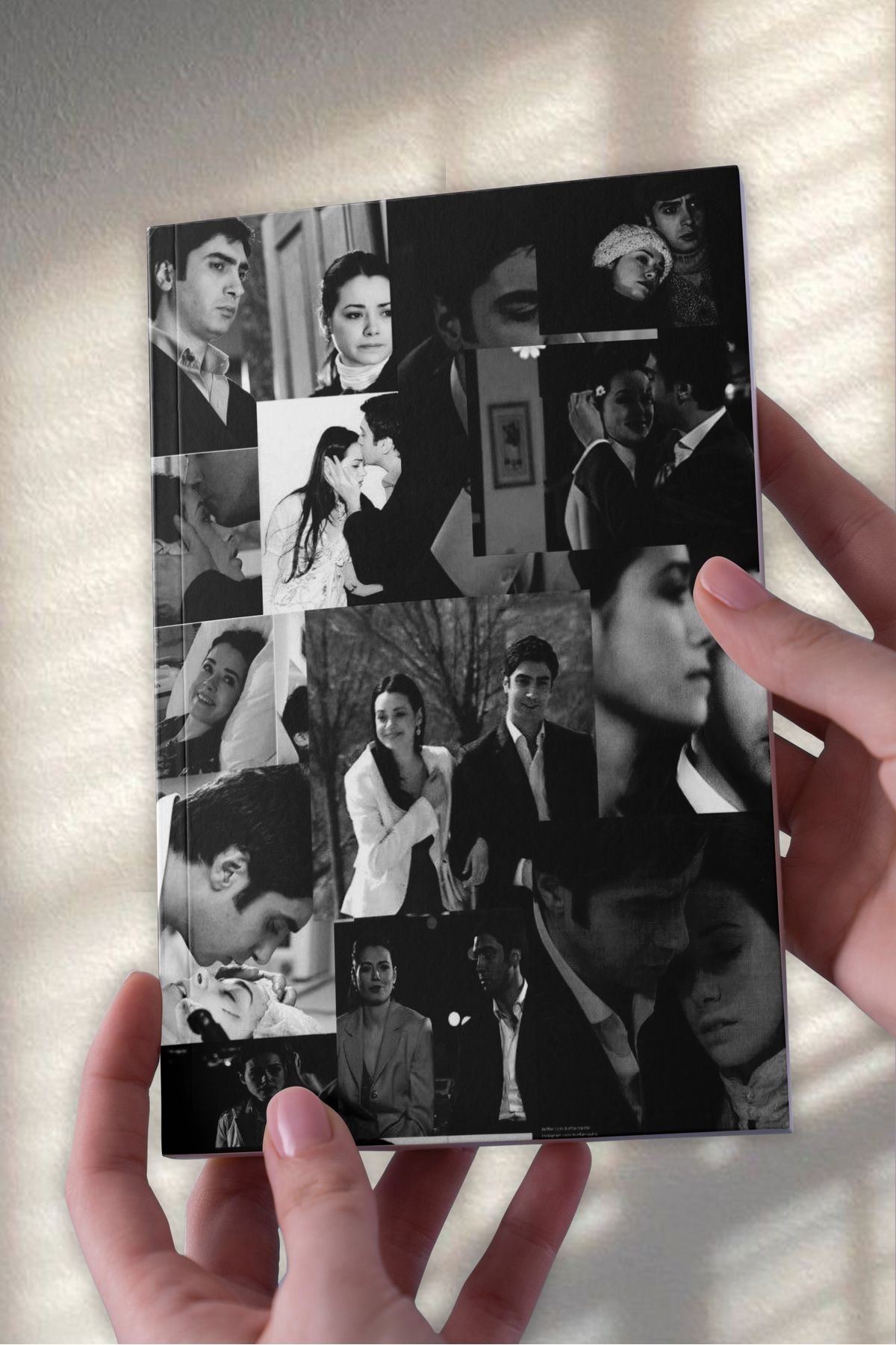 Ludios Polat & Elif Love Kolaj A5 Çizgisiz Günlük Hediyelik Günlük Defter (50 Sayfa)