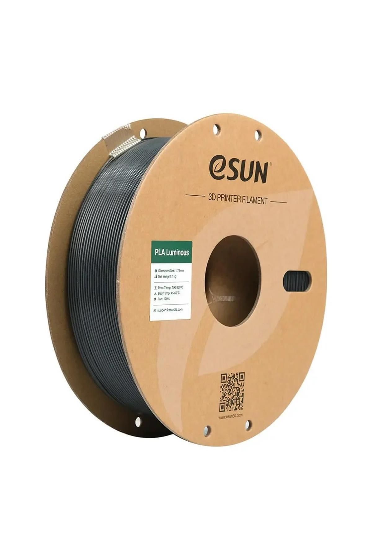 eSun Urhanshop Esun Luminous Pla 1.75mm 1Kg Yeşil Karanlıkta Parlayan