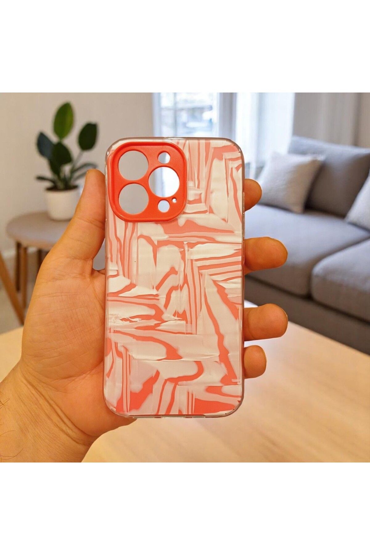 RONA STORE iPhone 13 Pro Uyumlu Kamera Korumalı Desenli Silikon Kılıf(çıkarılabilir desen katmanı)