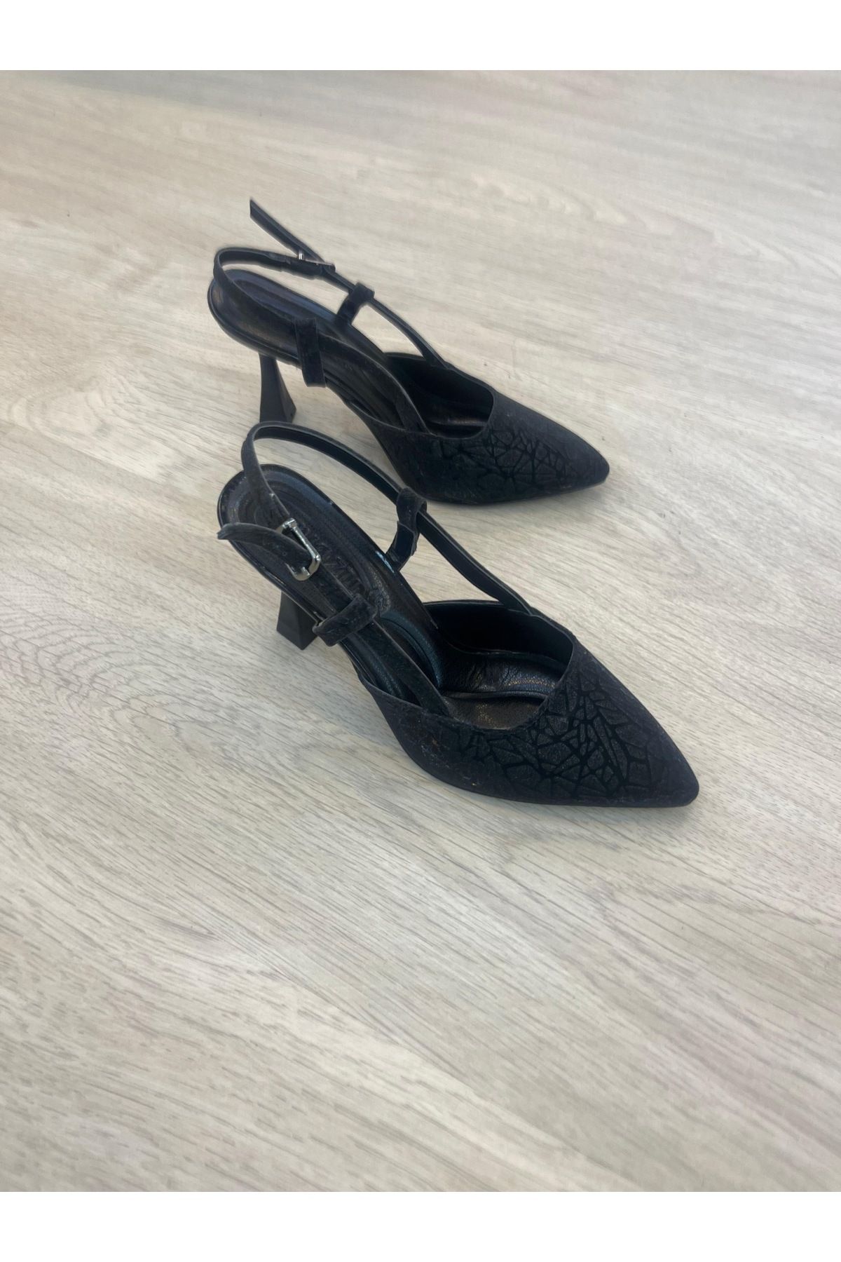Forever Simli Taşlı stiletto