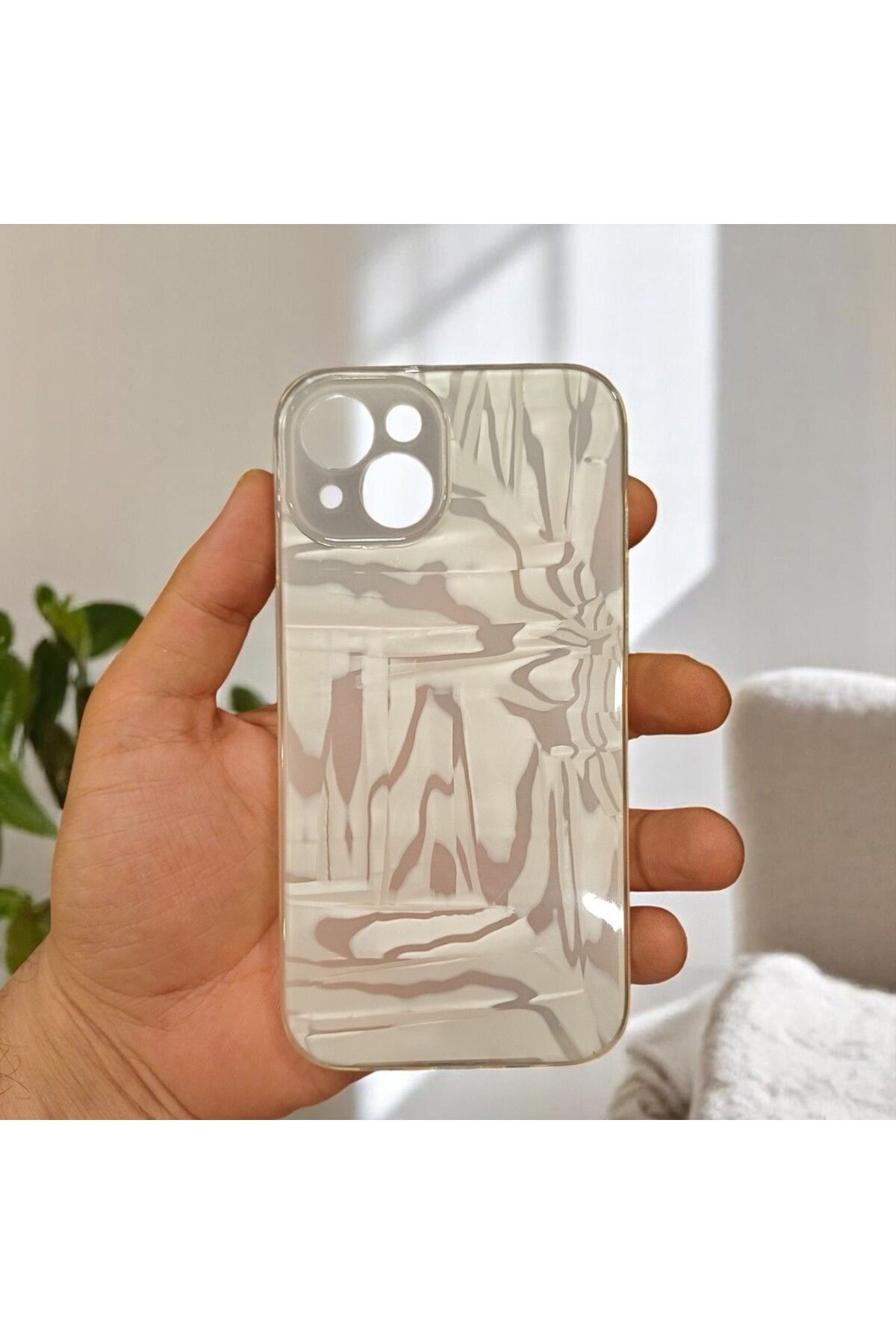 RONA STORE iPhone 13 Uyumlu Kamera Korumalı Silikon Kılıf(çıkarılabilir desen katmanı)