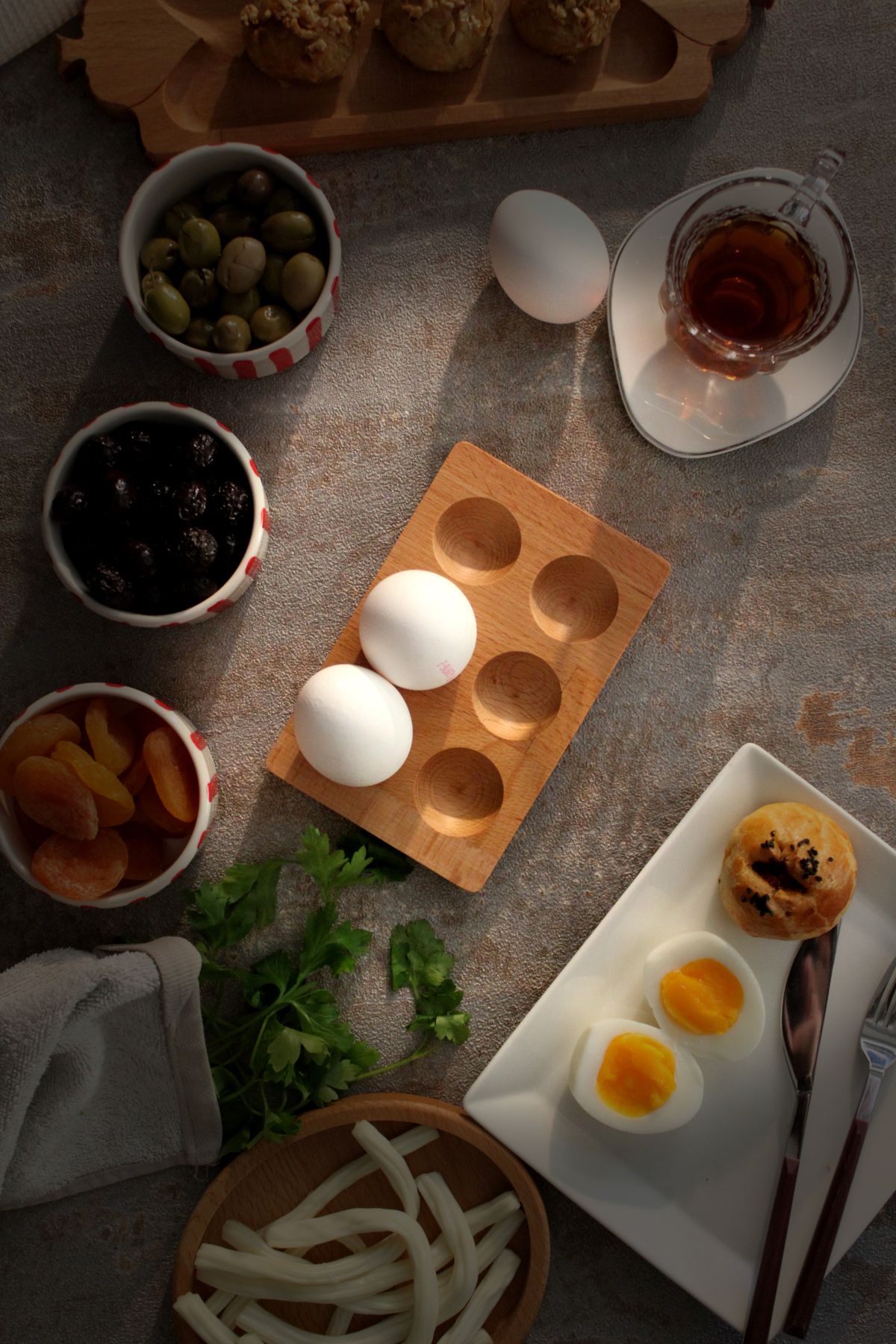 Teknofors Ahşap 6'lı Kahvaltılık Yumurtalık