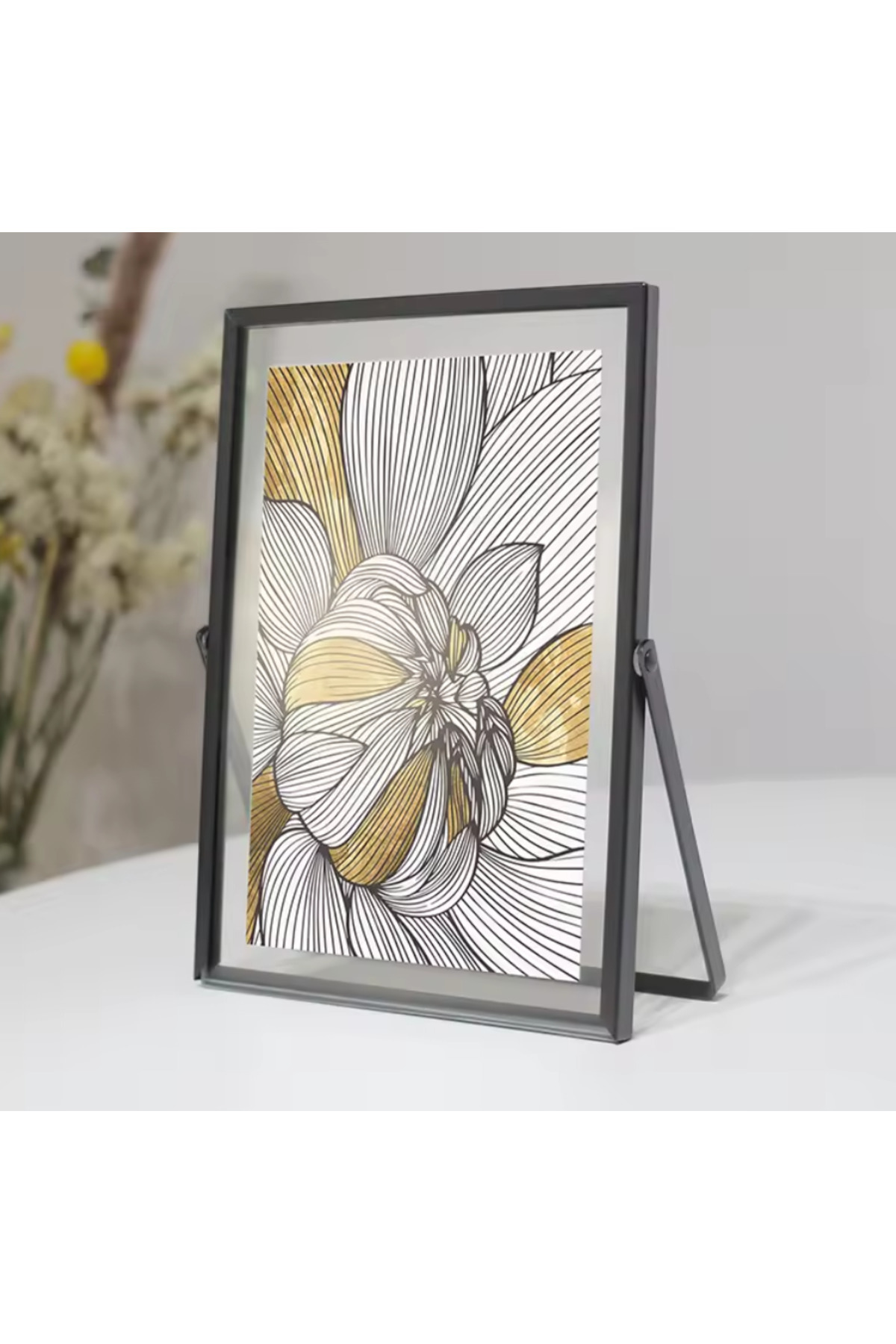 10x15 Cm Lina Metal Frame! Decorative Photo Frame!