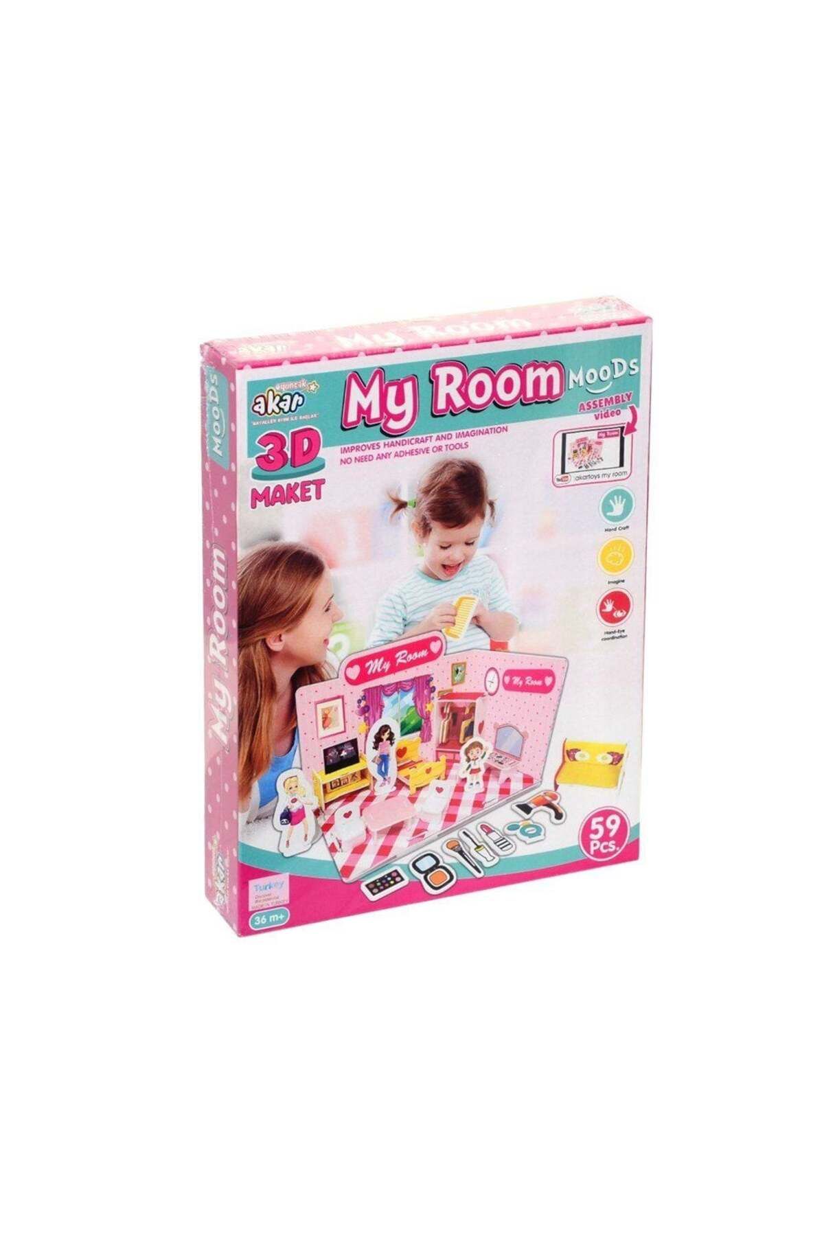 estevia Benim Odam Maket 3 Boyutlu Puzzle Yeni!!!