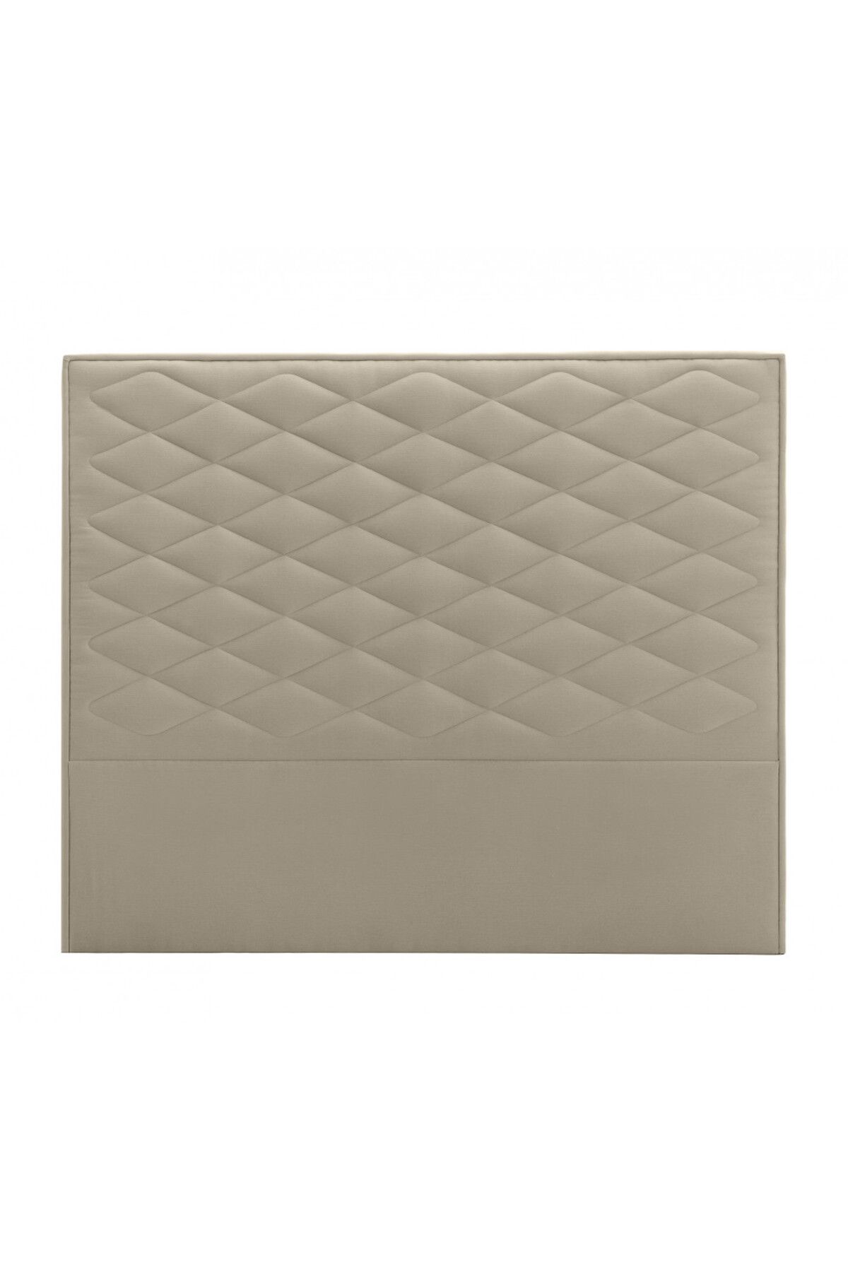 soufa dibaj-H110 | Velvet headboard - Light Brown - 120x200 cm 1