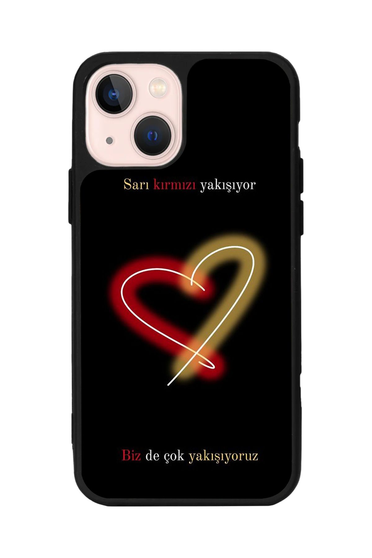 Aksel Kılıf Apple iPhone 15 Plus Uyumlu Baskılı,Mat Siyah,Yumuşak Silikon,Koruyucu,Şok Emici Kapak,Kılıf