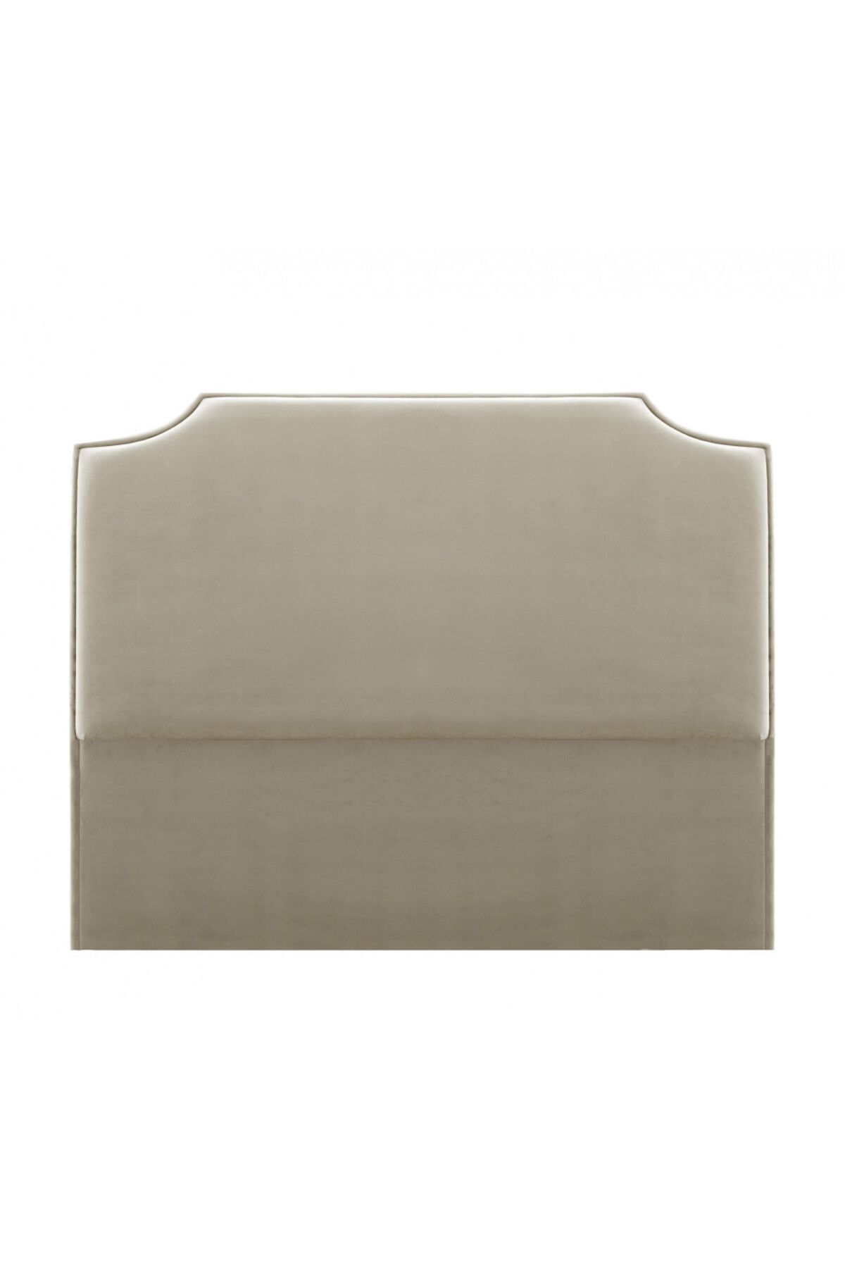 soufa dibaj-H114 | Velvet headboard - Brown 1