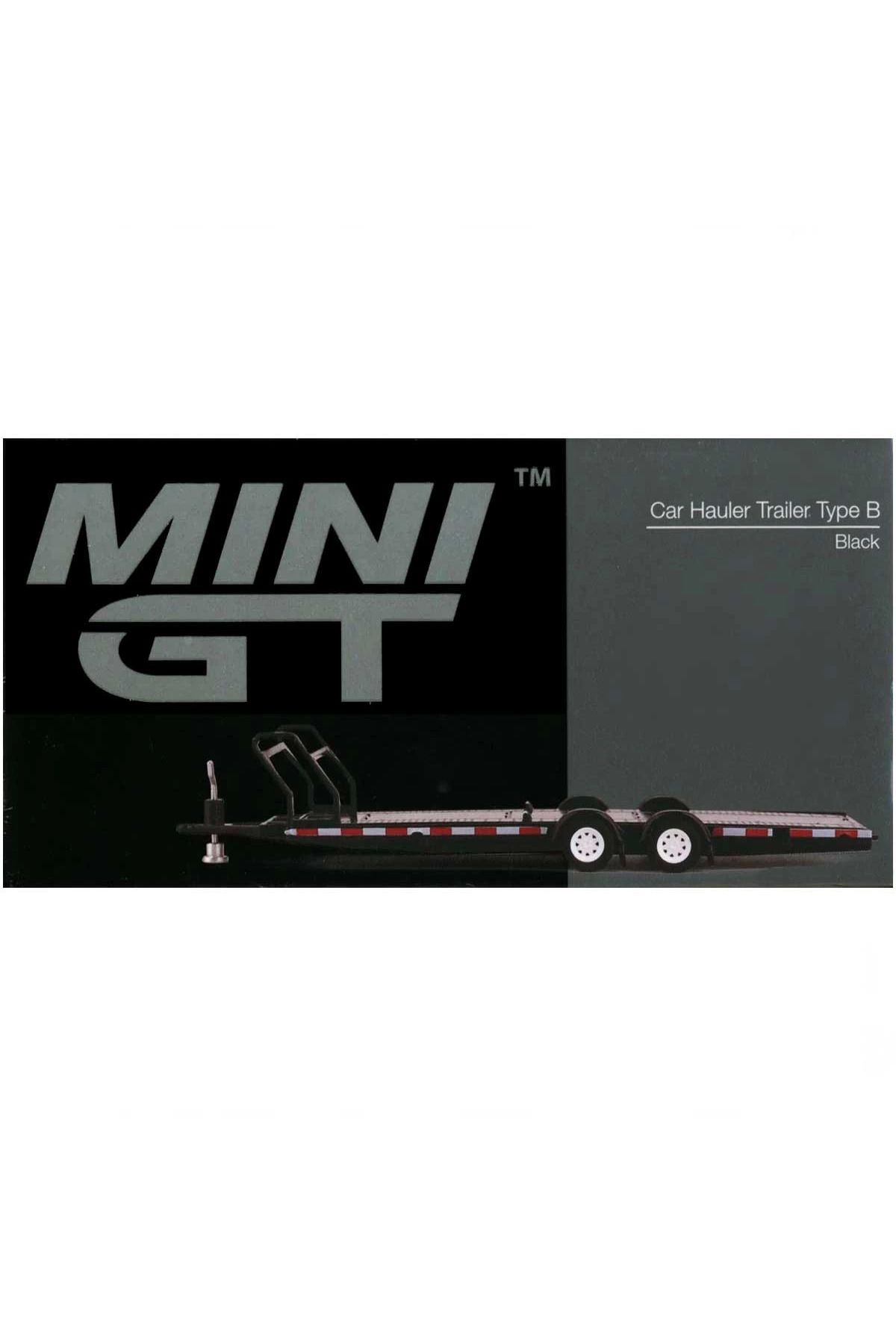 BYR Fırsat Byr 1/64 Car Hauler Trailer Black Mgtac19 Yeni