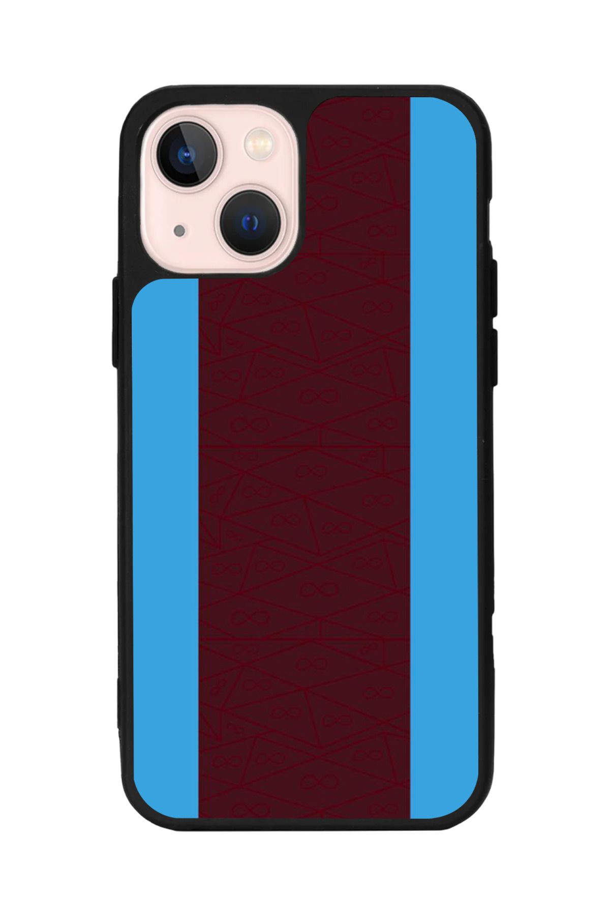 Aksel Kılıf Apple iPhone 13 Uyumlu Baskılı, Mat Siyah,Yumuşak Silikon,Koruyucu,Şok Emici Kapak,Kılıf