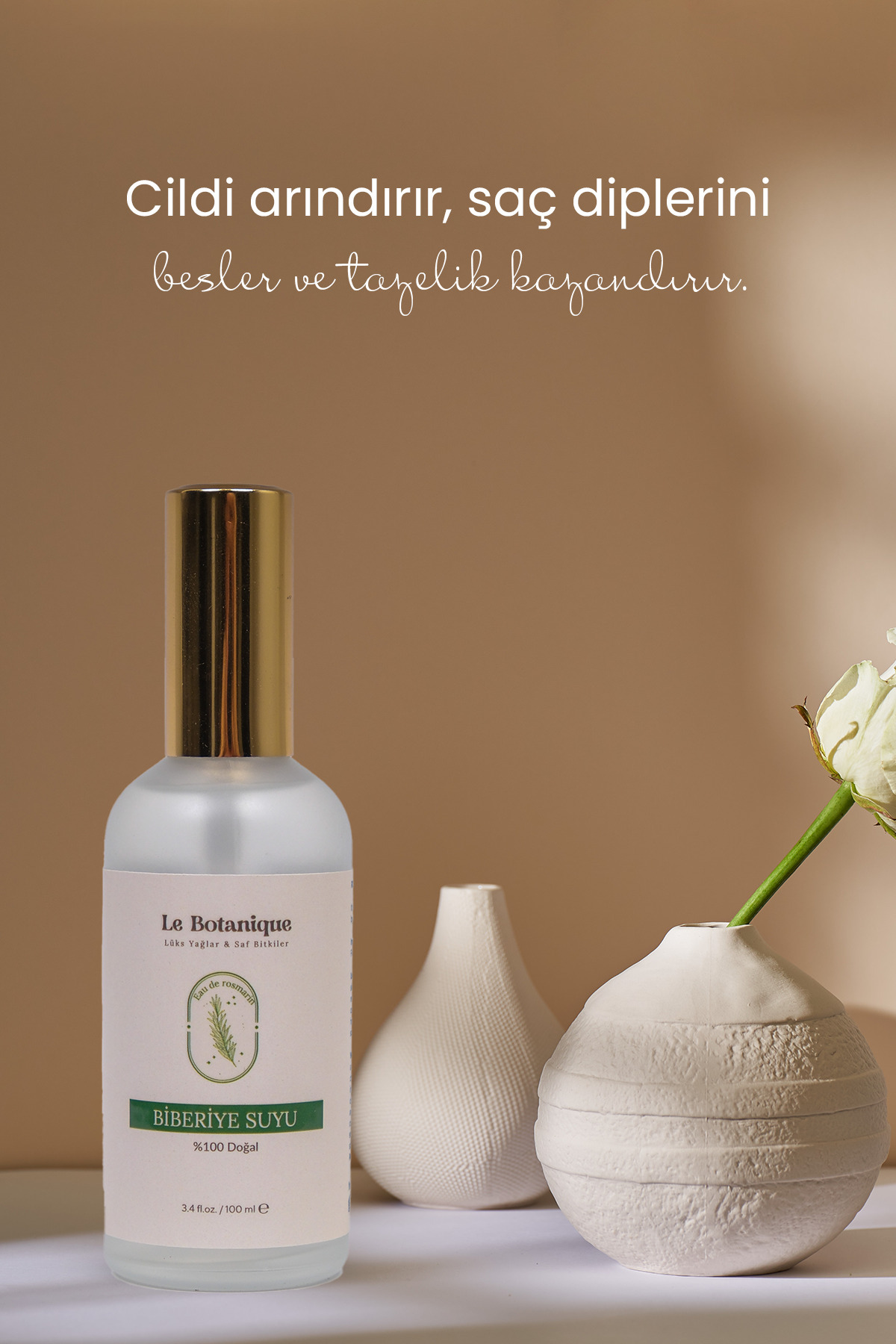 آب رزماری ۱۰۰٪ طبیعی Le Botanique — هیدروسل رزماری — تصویر 3 از 3