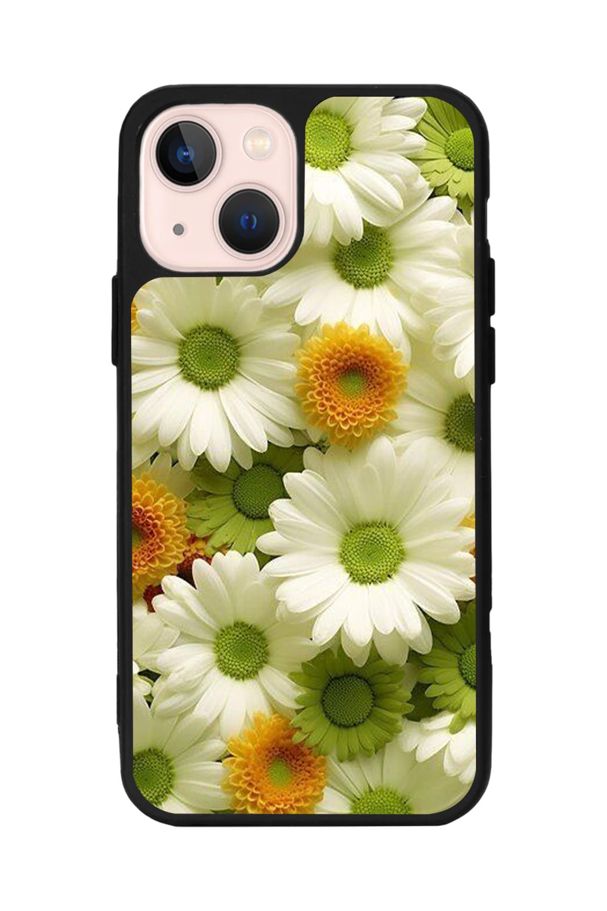Aksel Kılıf Apple iphone 14 Uyumlu Baskılı, Mat Siyah Renk, Yumuşak Silikon, Koruyucu, Şok Emici Kapak, Kılıf