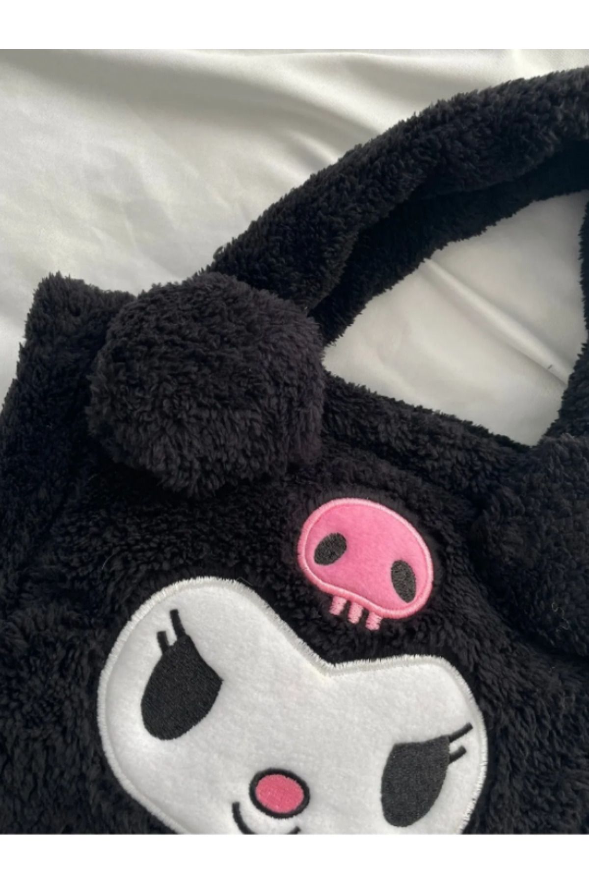 Puffbutik Kuromi Kawaii Peluş Çanta, Hello Kitty, My Melody, Sanrio, Cinnamaroll, Hediye, Sevgililer, Doğum