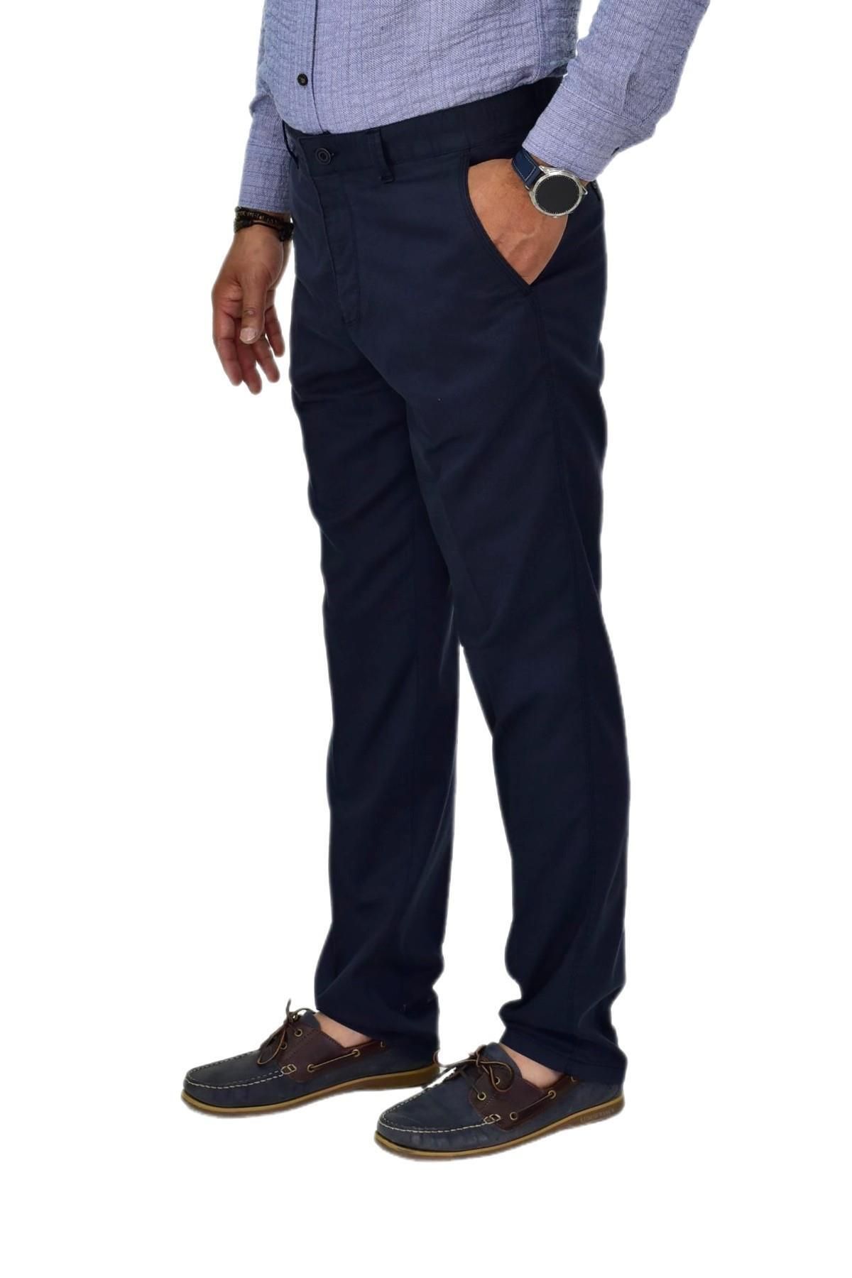 LAVETTO Erkek Kanvas Yazlık Pantolon Klasik 1307 BGL-ST04600