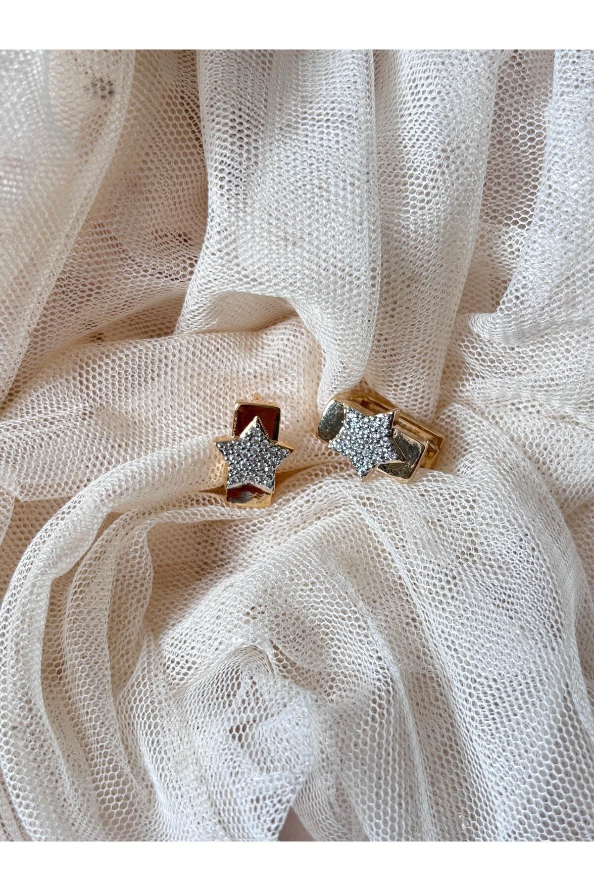 Bellamy Jewelry Stars Küpe - Gold