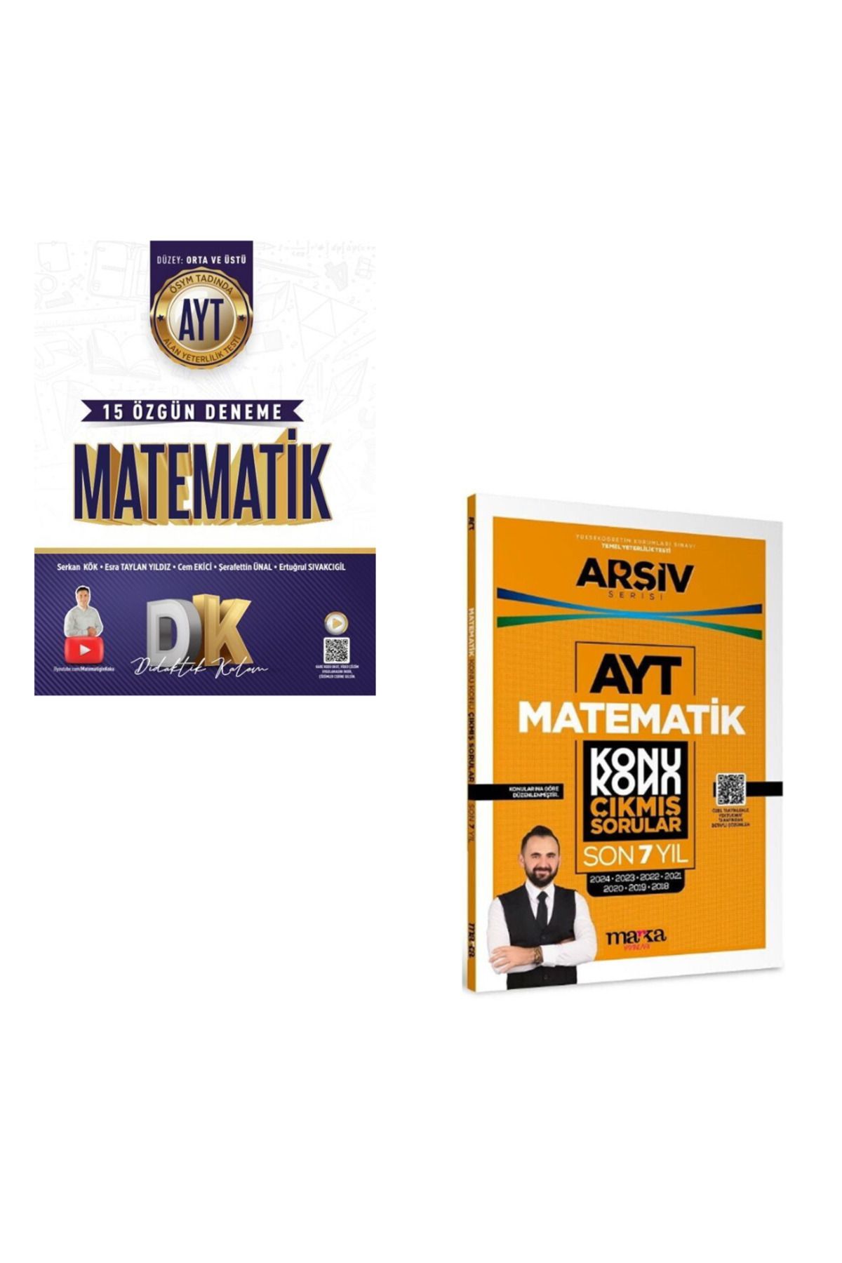 Marsis Yayınları Marka AYT Matematik Konu Konu 7 Yıl Çıkmış Sorular ve Didaktik Kalem AYT Matematik Denemesi