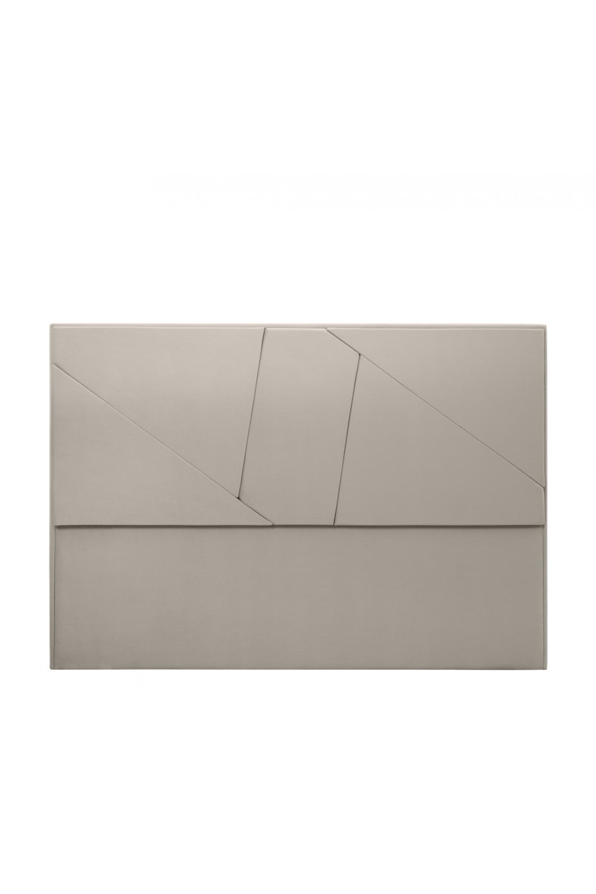 House One-H113 | Velvet headboard - Beige 1