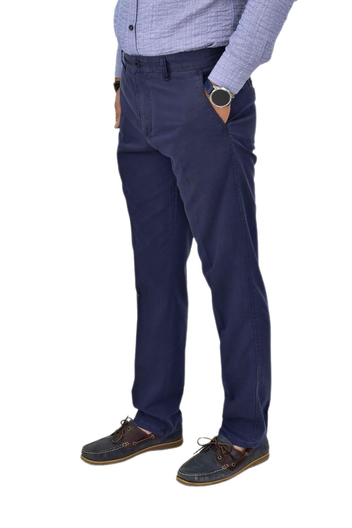 LAVETTO Erkek Kanvas Yazlık Pantolon Klasik 624 BGL-ST04602
