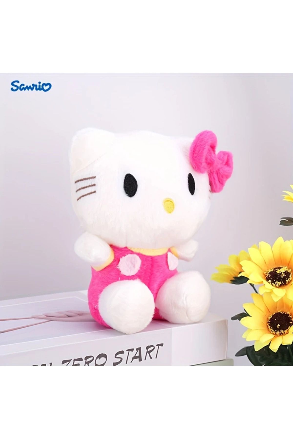 Redhead Sanrio Kawaii Hello Kitty Peluş Oyuncak 18cm
