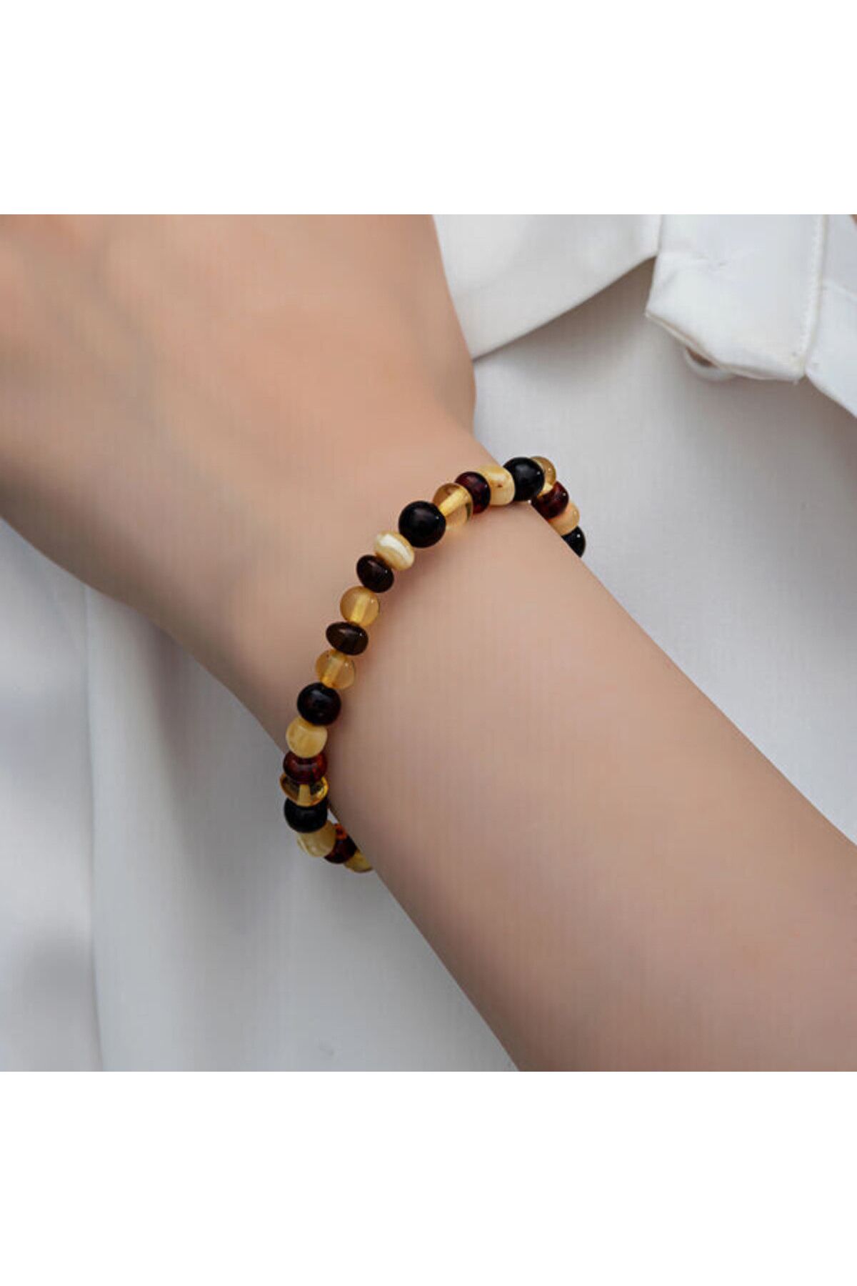shop Yetişkin Damla Kehribar Bileklik