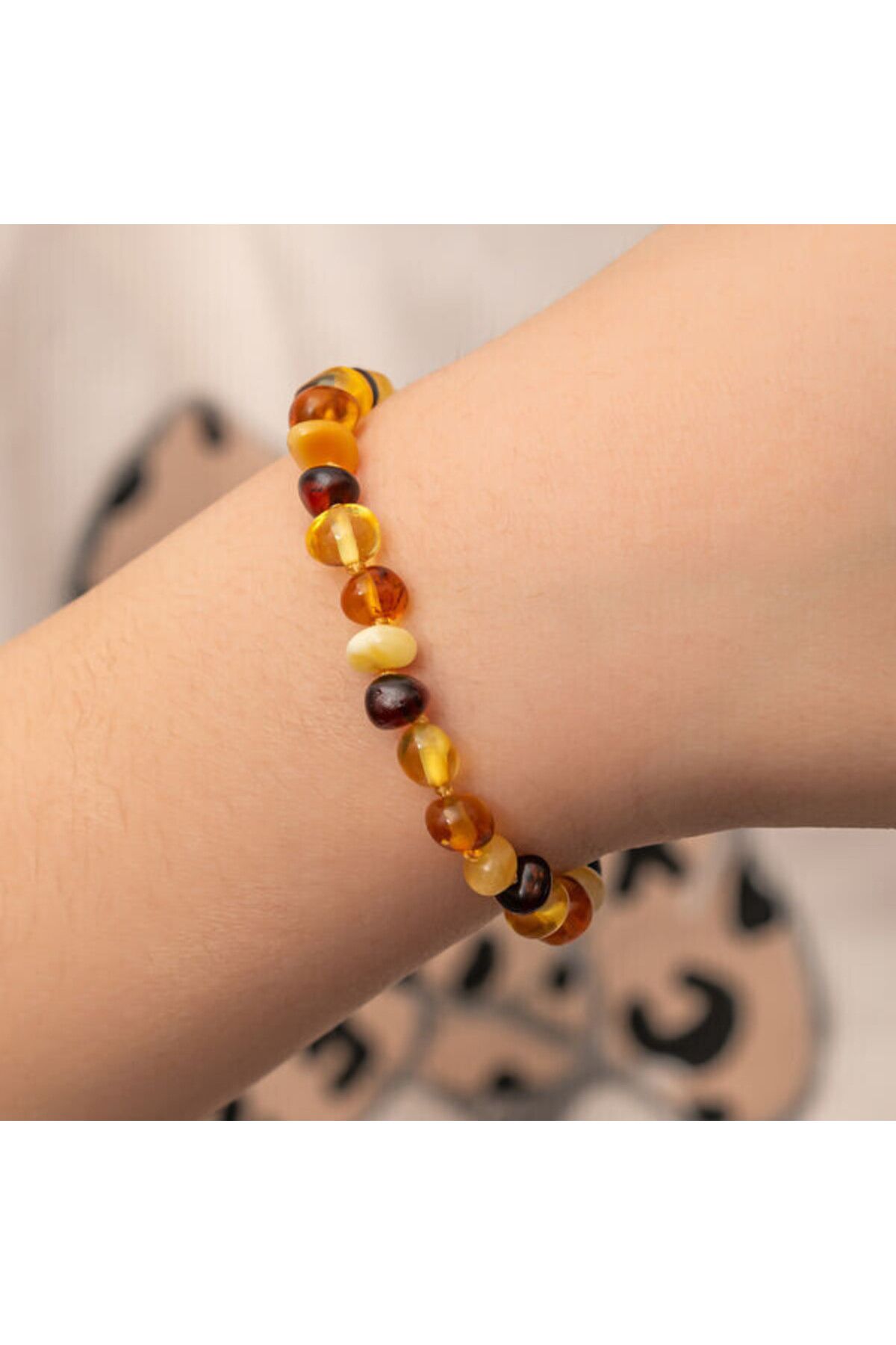 shop Bebek Damla Kehribar Bileklik