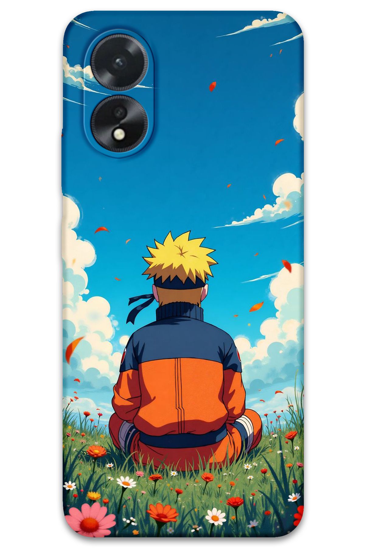 Gramaphone Oppo A38 Uyumlu Anime Desenli Telefon Kılıfı + Ekran Koruyucu - 5747
