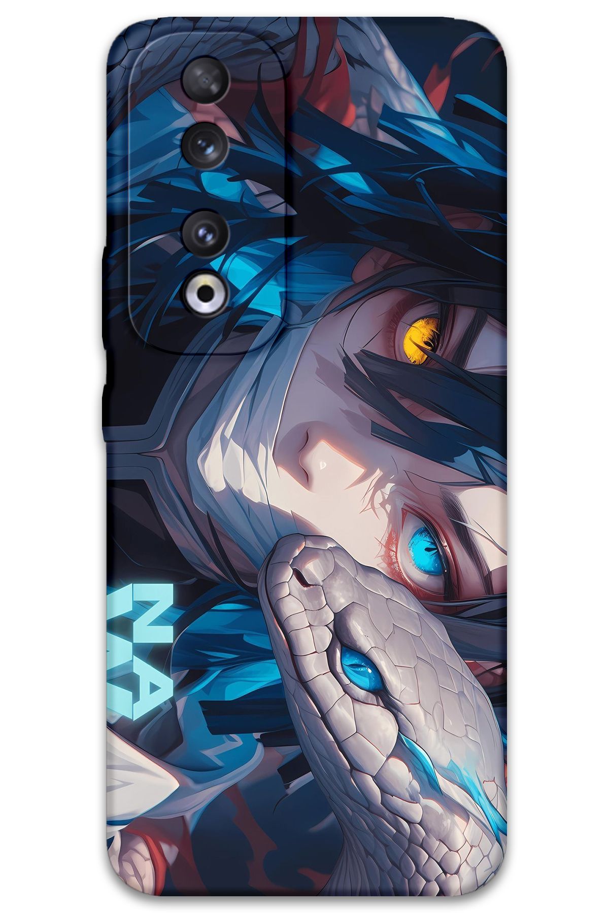 Gramaphone Huawei Honor 90 Uyumlu Anime Desenli Telefon Kılıfı + Ekran Koruyucu - 5748