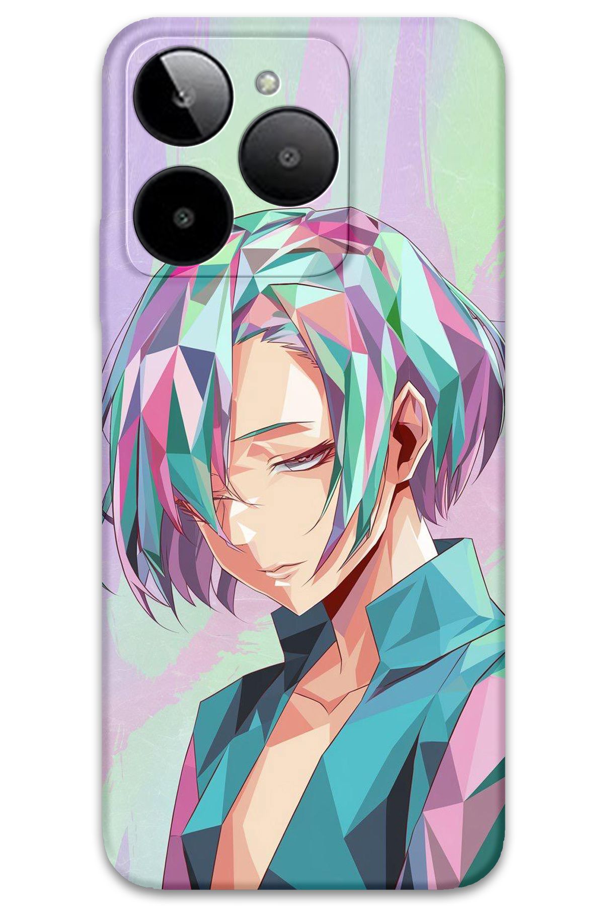 Gramaphone GM Era 50 Uyumlu Anime Desenli Telefon Kılıfı + Ekran Koruyucu - 5743