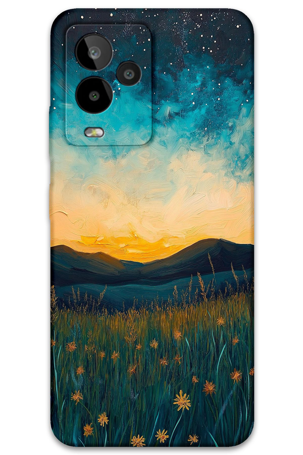Gramaphone GM 24 Pro Uyumlu Uzay Desenli Telefon Kılıfı + Ekran Koruyucu - 5871