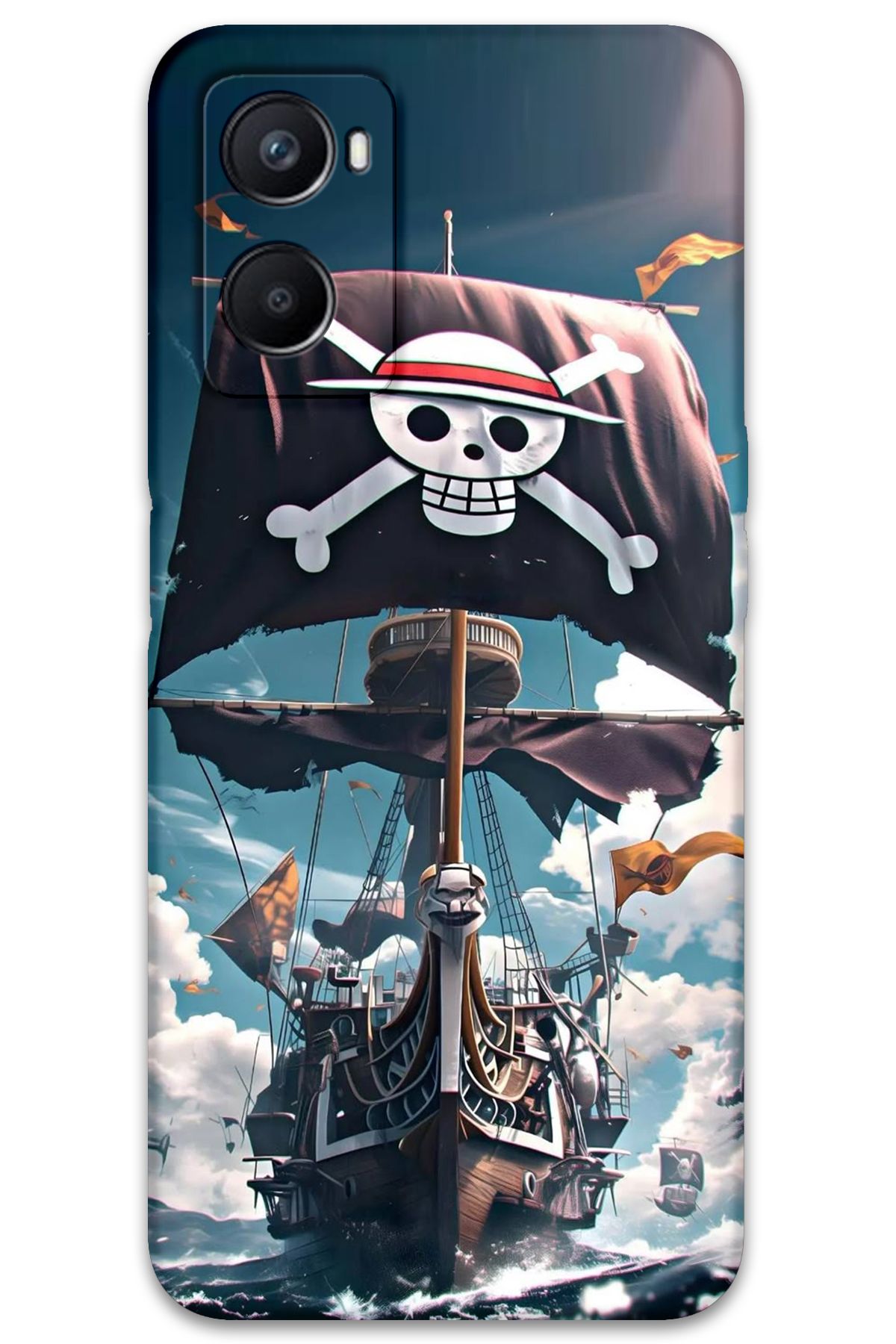 Gramaphone Oppo A96 Uyumlu Anime Desenli Telefon Kılıfı + Ekran Koruyucu - 5752