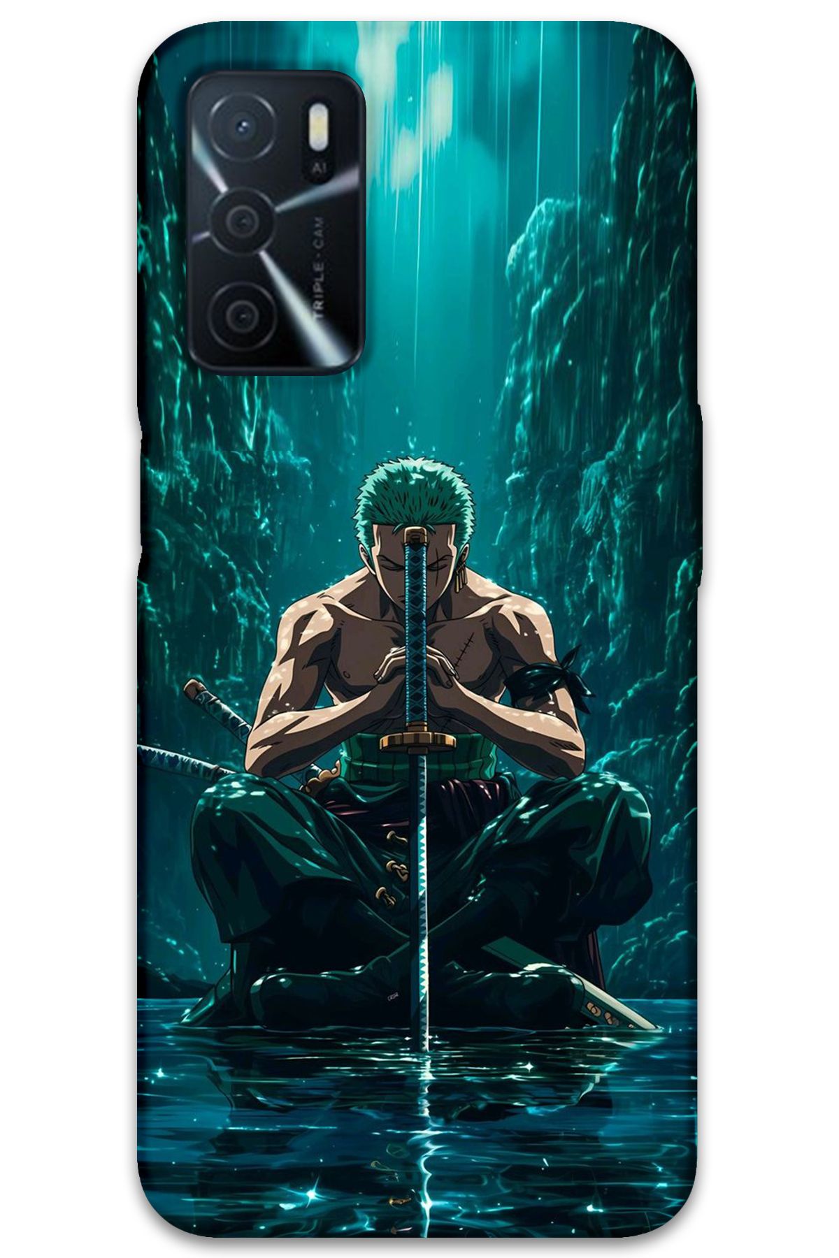 Gramaphone Oppo A55 Uyumlu Anime Desenli Telefon Kılıfı + Ekran Koruyucu - 5757