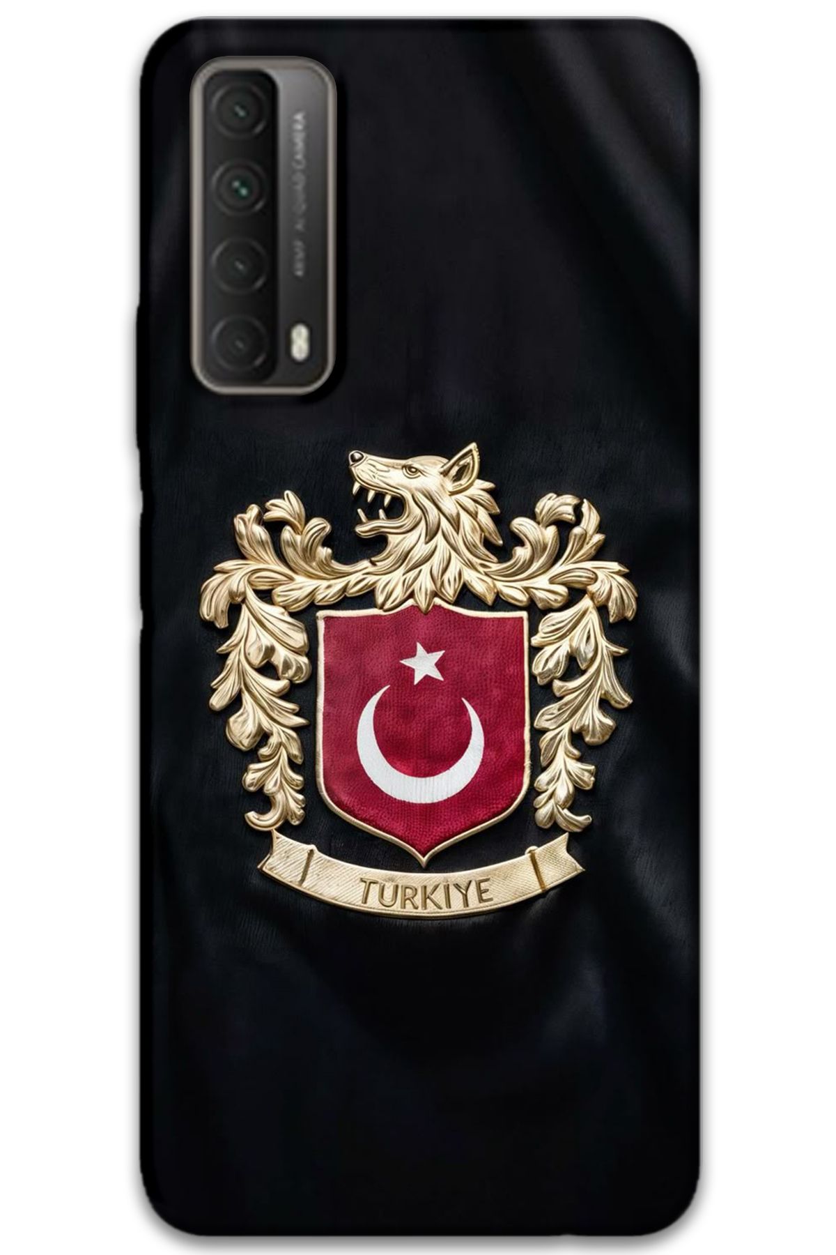 Gramaphone Huawei P Smart 2021 Uyumlu Türk Desenli Telefon Kılıfı + Ekran Koruyucu - 5855