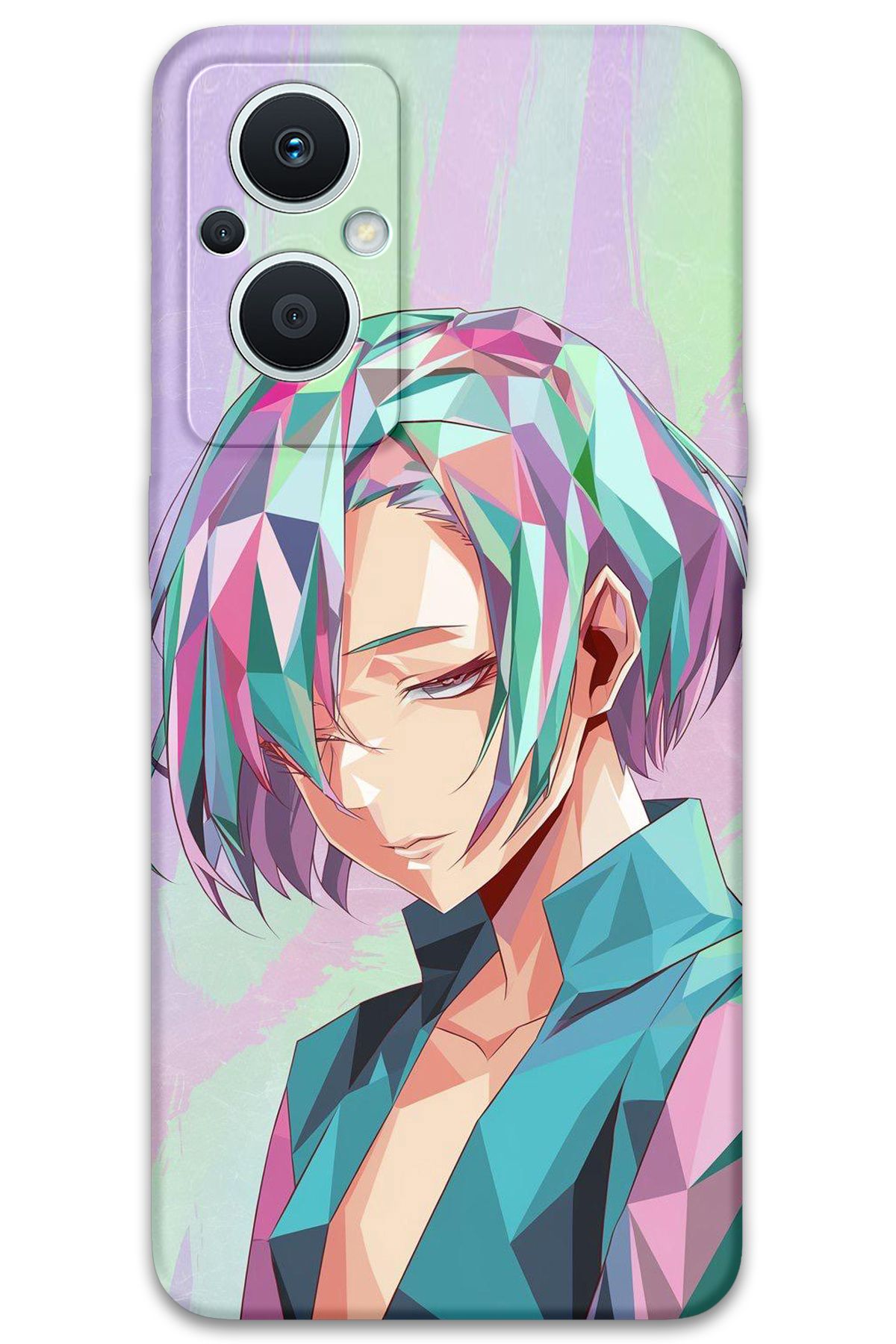 Gramaphone Oppo Reno 7 Lite Uyumlu Anime Desenli Telefon Kılıfı + Ekran Koruyucu - 5743