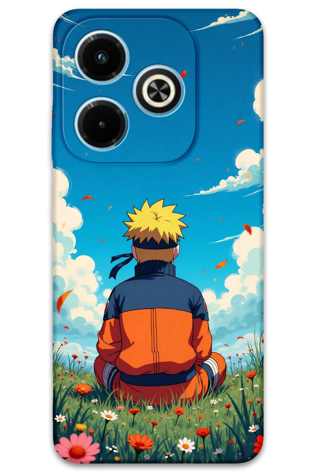 Gramaphone İnfinix Hot 40i Uyumlu Anime Desenli Telefon Kılıfı + Ekran Koruyucu - 5747
