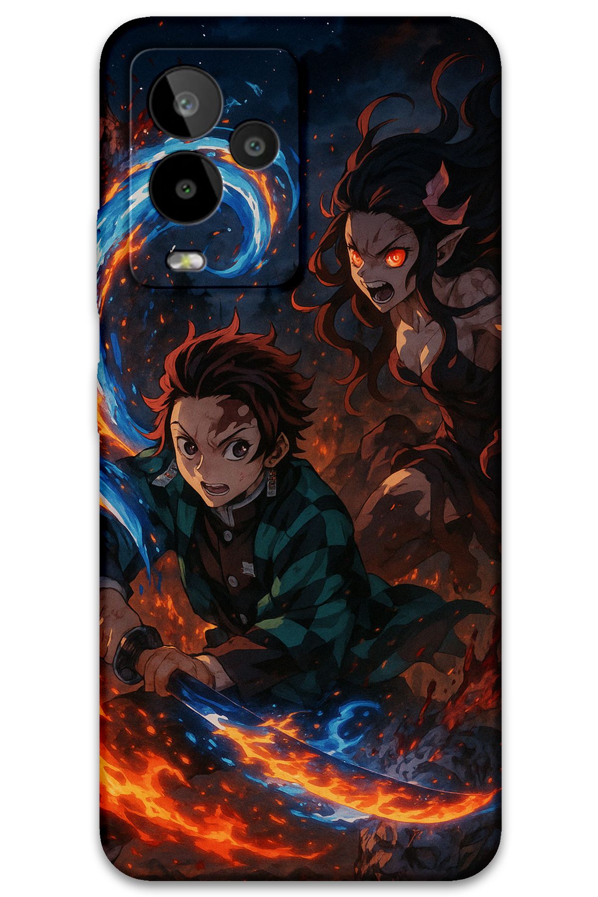Gramaphone GM 24 Pro Uyumlu Anime Desenli Telefon Kılıfı + Ekran Koruyucu - 5745