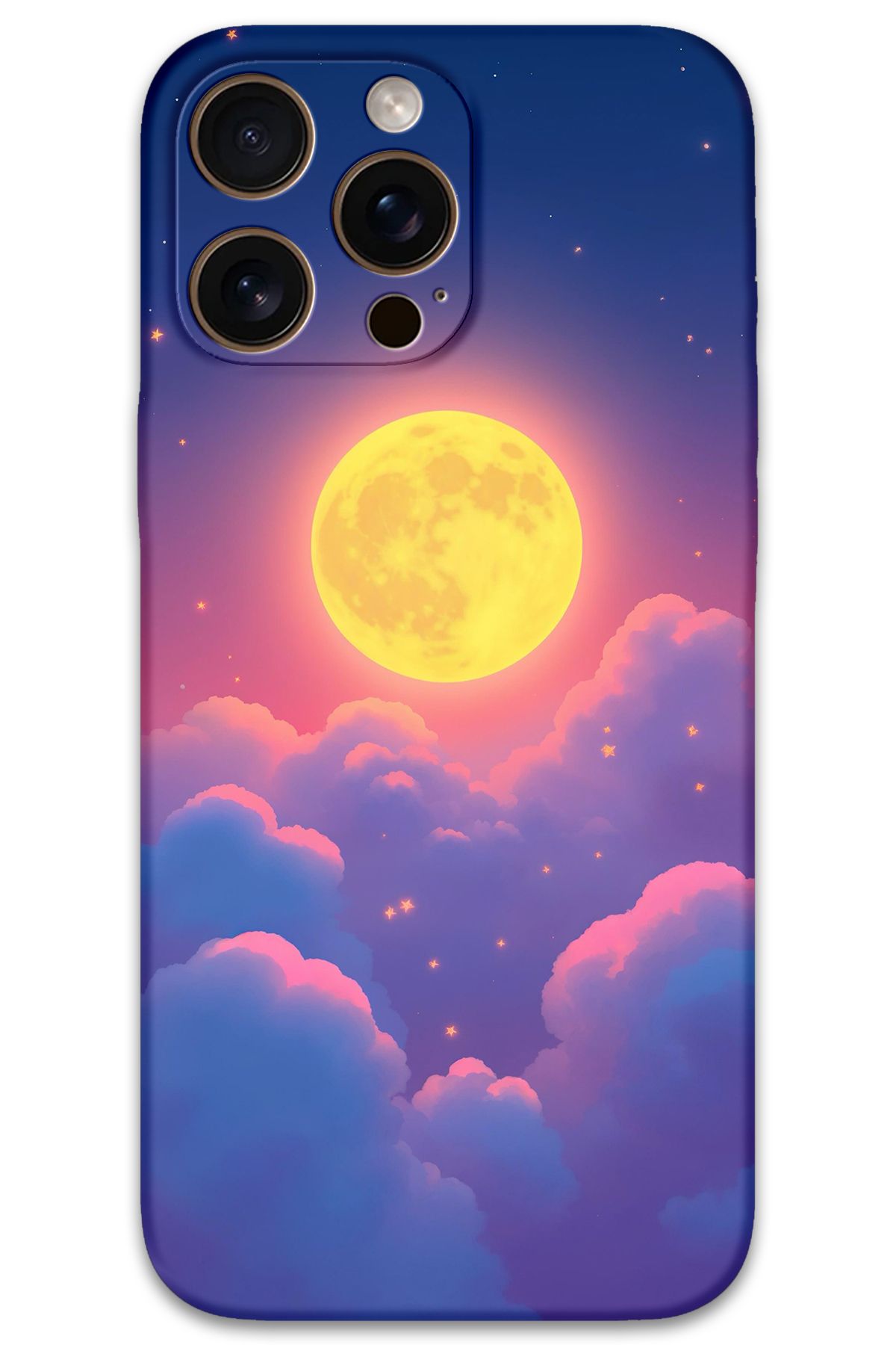 Gramaphone iPhone 16 Pro Uyumlu Uzay Desenli Telefon Kılıfı + Ekran Koruyucu - 5869