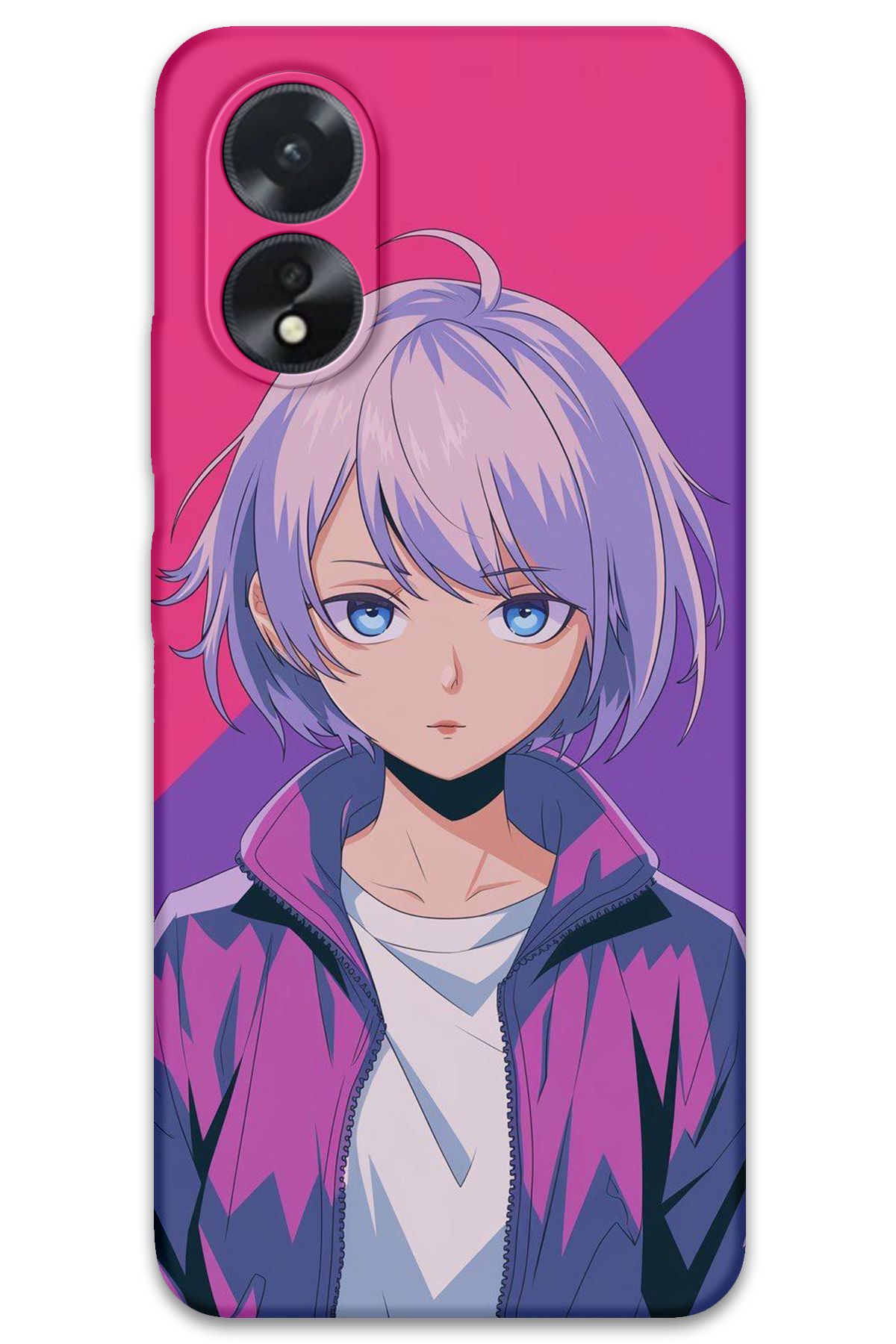 Gramaphone Oppo A38 Uyumlu Anime Desenli Telefon Kılıfı + Ekran Koruyucu - 5742