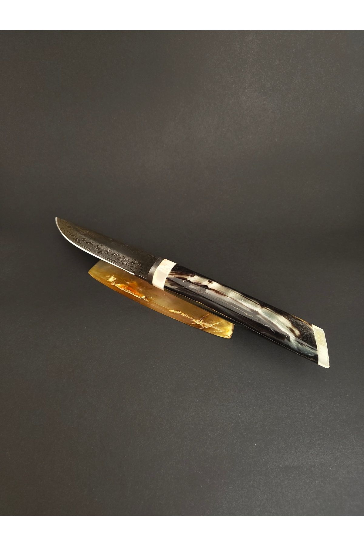 Krc Knife Koç Boynuzu Damascus Bıçak