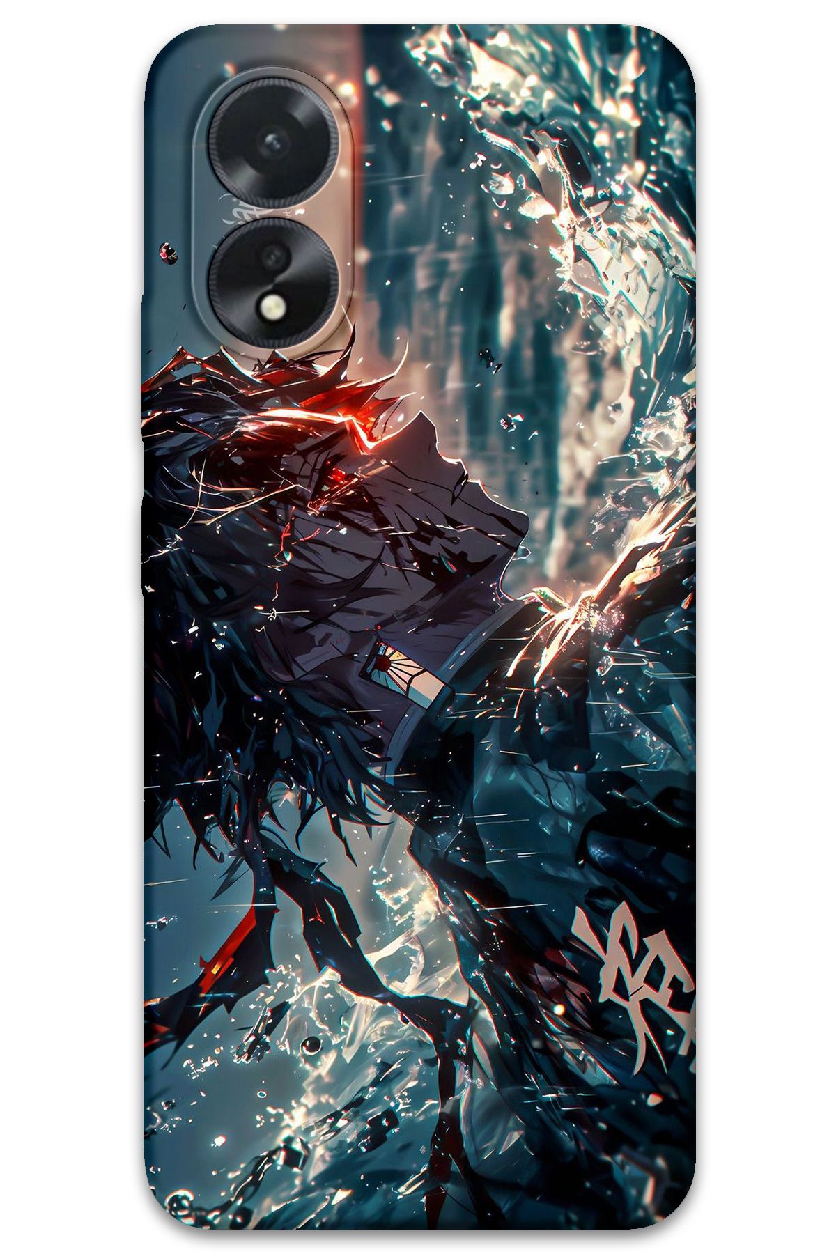 Gramaphone Oppo A38 Uyumlu Anime Desenli Telefon Kılıfı + Ekran Koruyucu - 5749