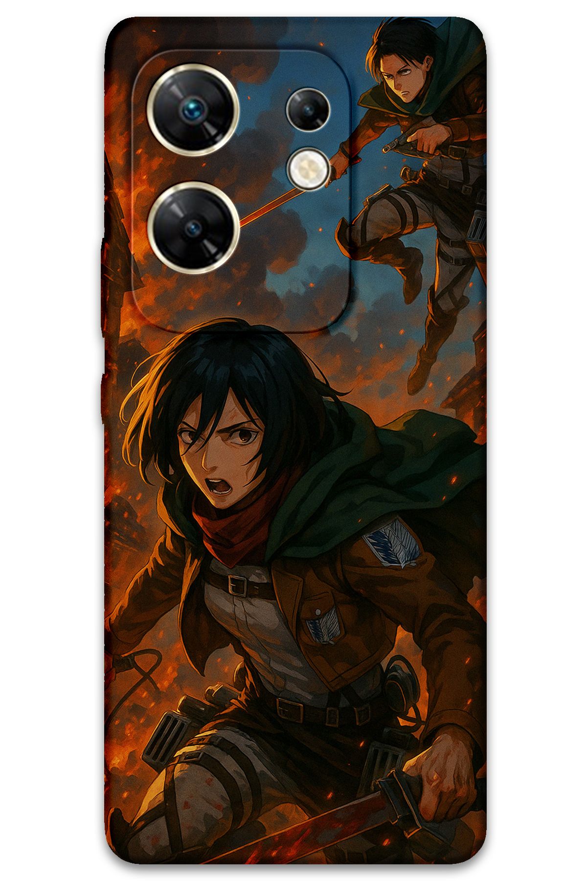 Gramaphone İnfinix Zero 30 4G Uyumlu Anime Desenli Telefon Kılıfı - 5744