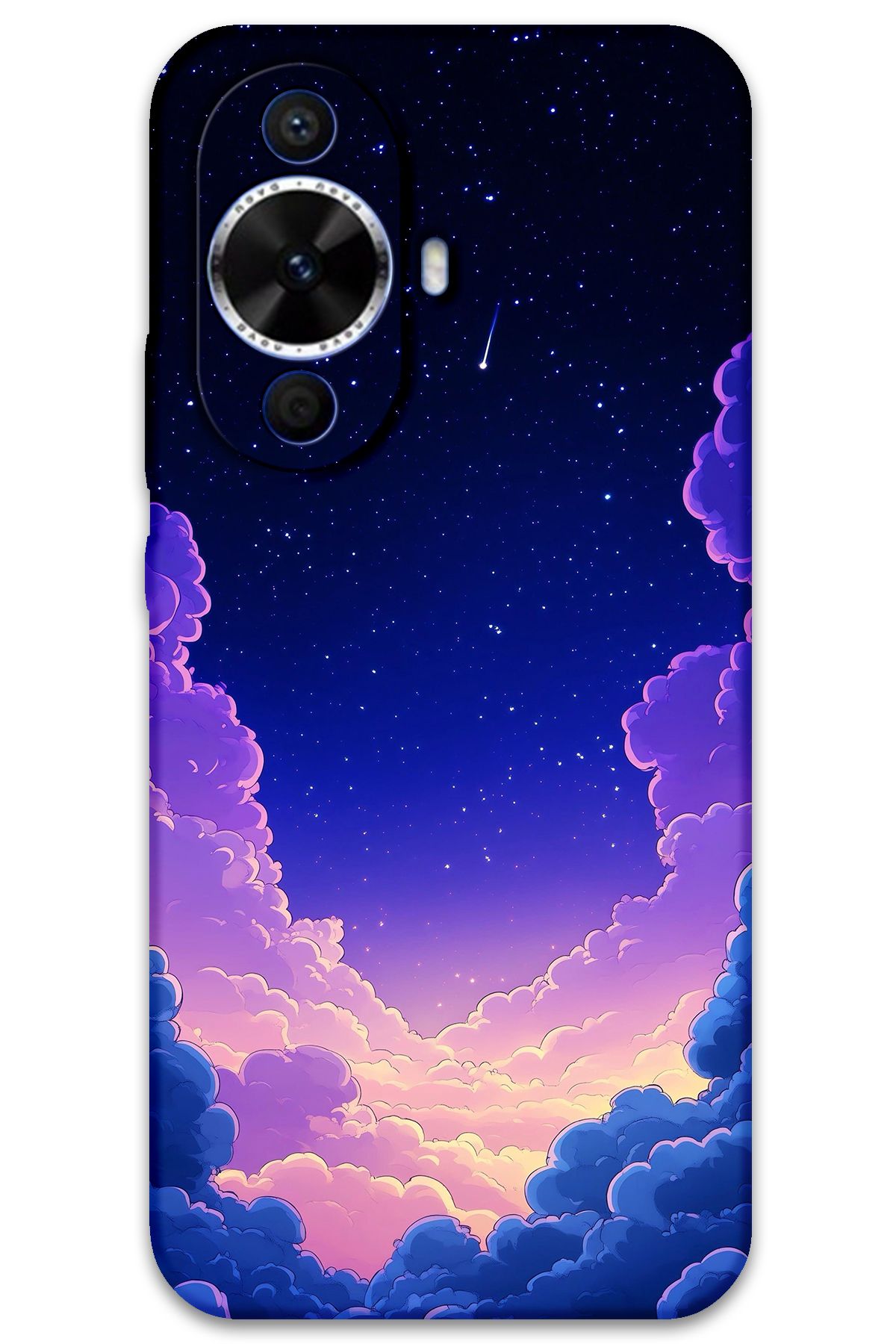 Gramaphone Huawei Nova 12s Uyumlu Uzay Desenli Telefon Kılıfı + Ekran Koruyucu - 5867