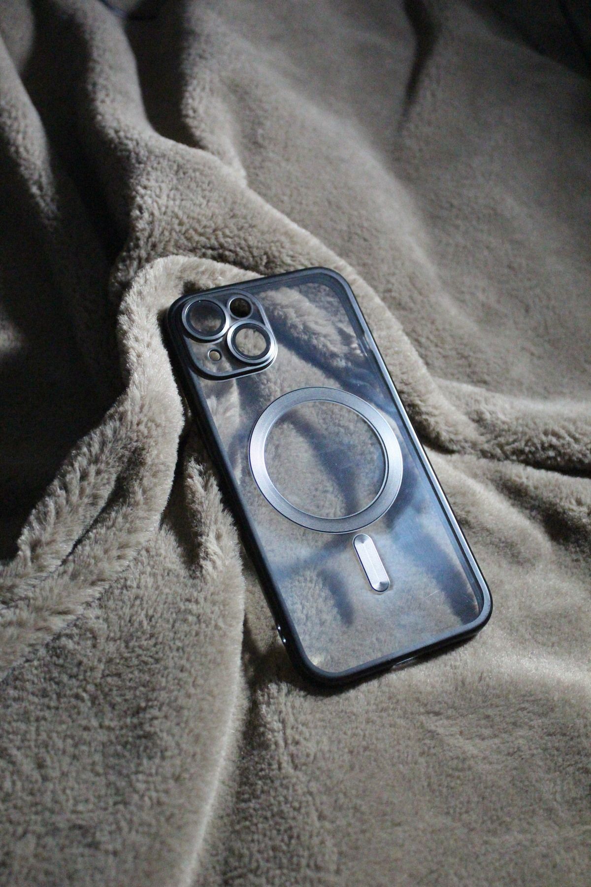 KılıfBurada İphone 13 Uyumlu Magsafeli Kamera Koruyuculu Silikon Kılıf
