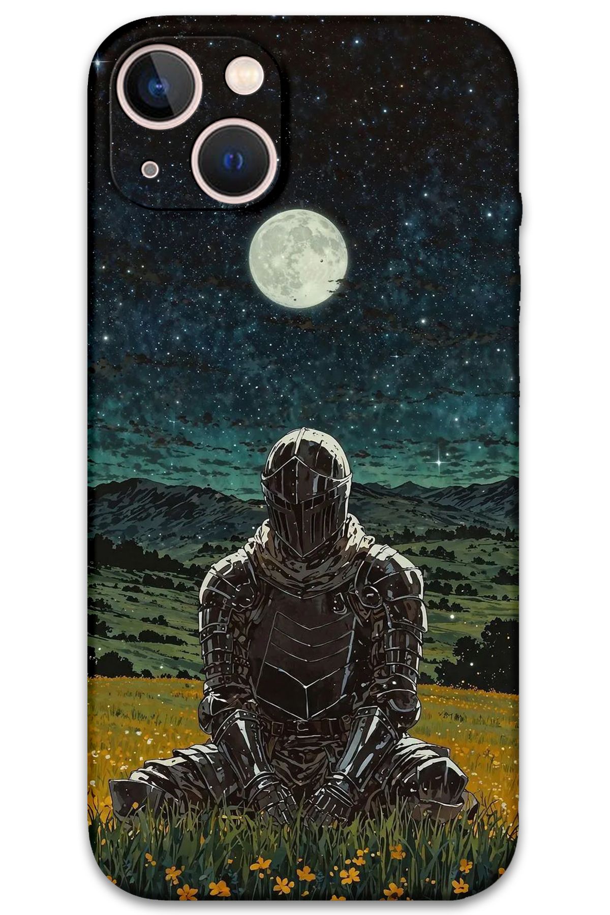 Gramaphone iPhone 14 Uyumlu Retro Desenli Telefon Kılıfı + Ekran Koruyucu - 5844