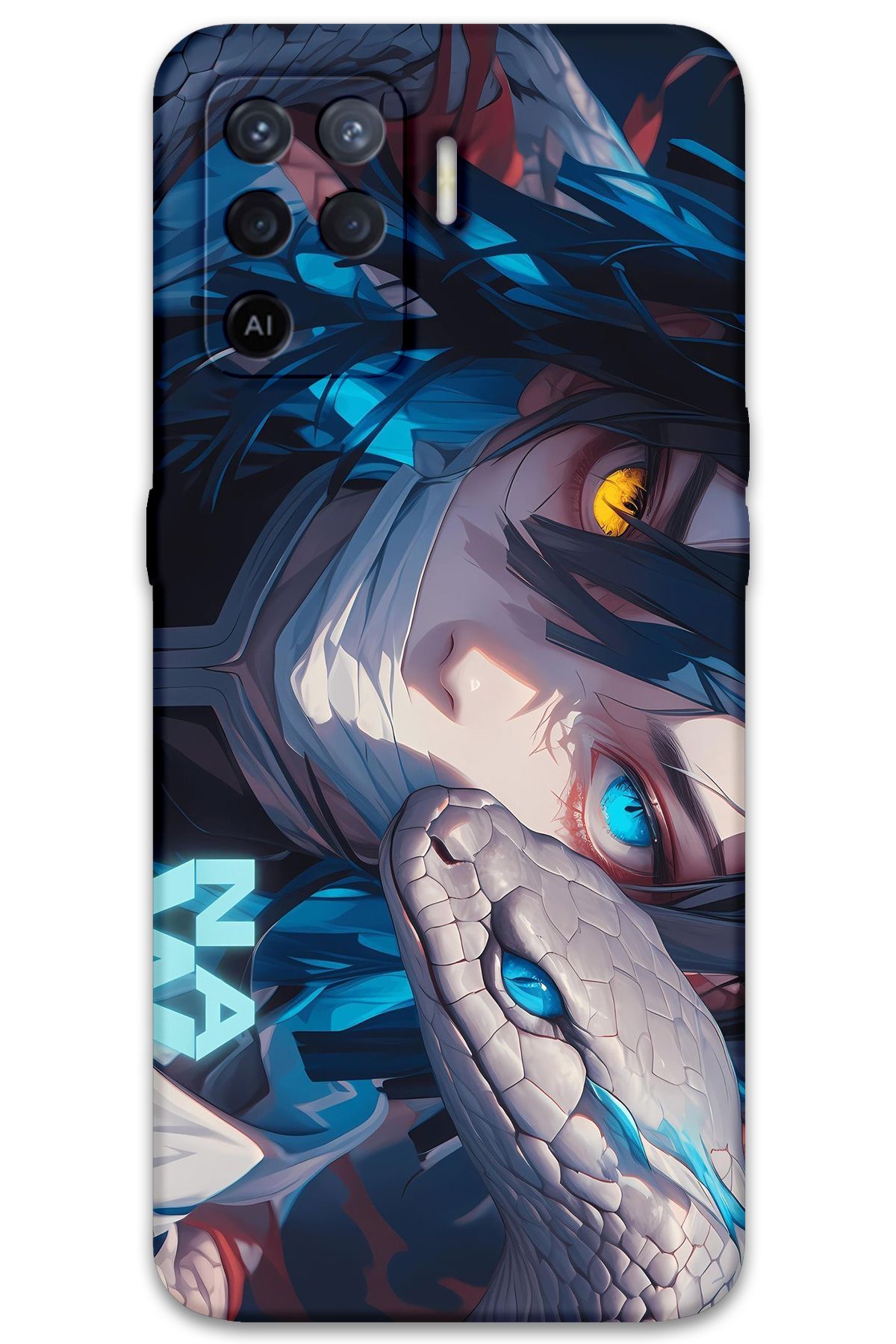 Gramaphone Oppo Reno 5 Lite Uyumlu Anime Desenli Telefon Kılıfı + Ekran Koruyucu - 5748