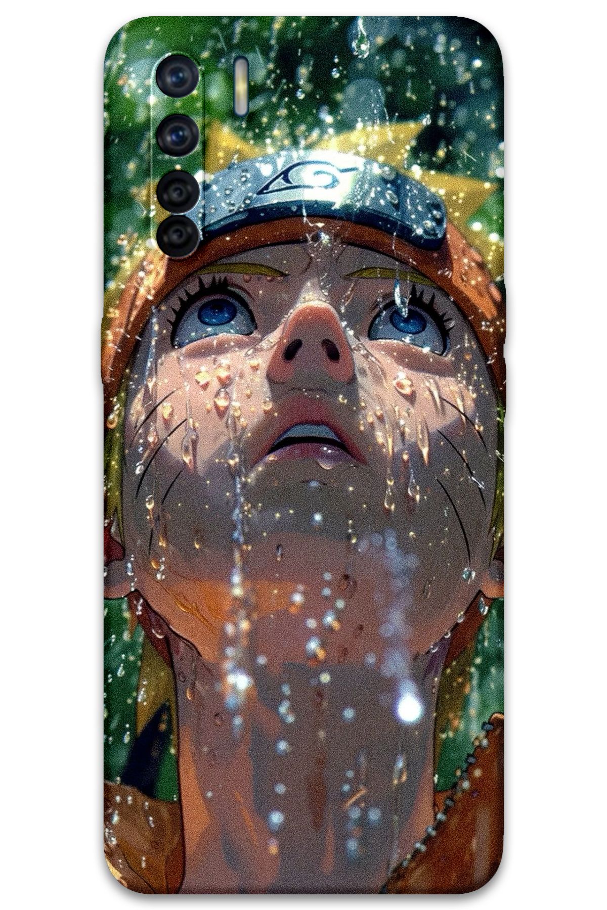 Gramaphone Oppo A91 Uyumlu Anime Desenli Telefon Kılıfı + Ekran Koruyucu - 5750