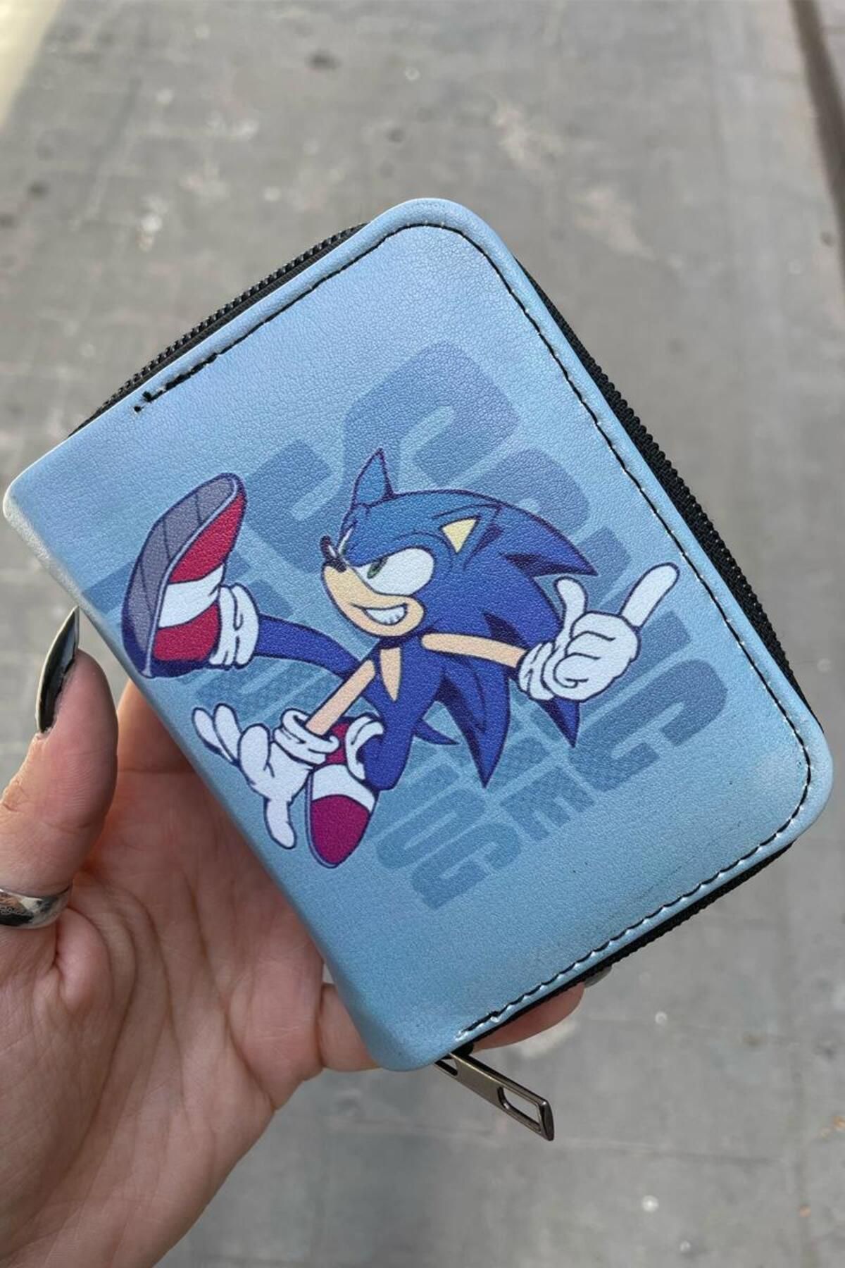 Karakedi Sonic The Hegdehog Kısa Cüzdan