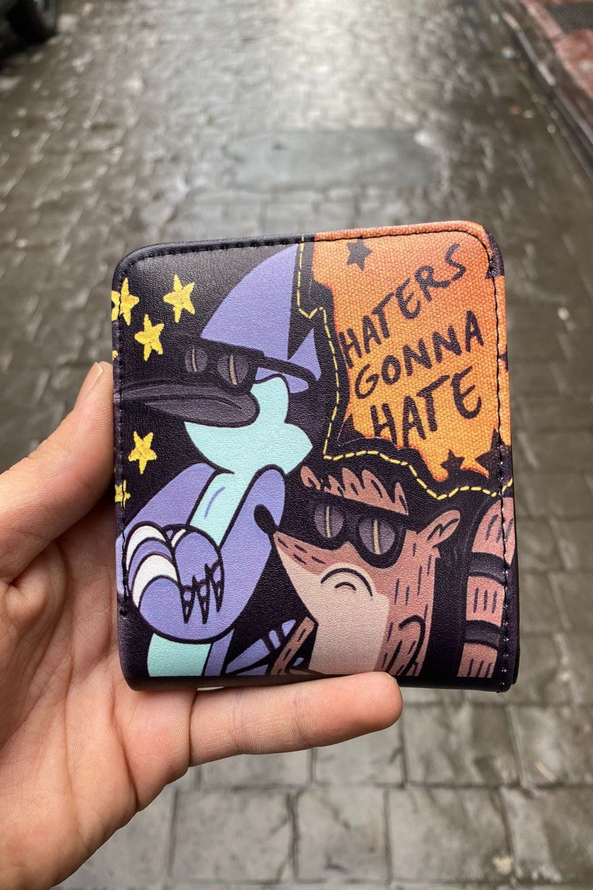 Karakedi Regular Show Haters Gonna Hate Erkek Cüzdan