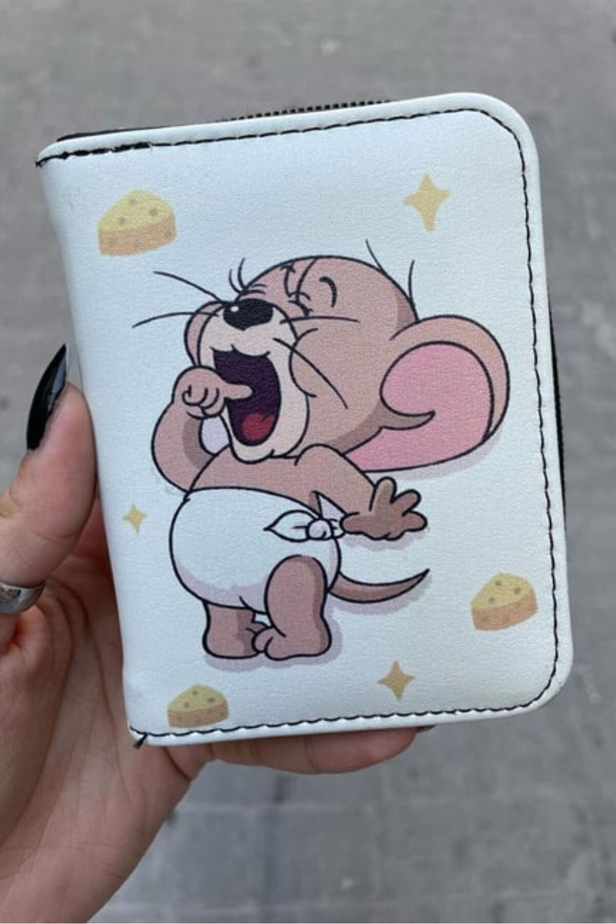 Karakedi Jerry Hungry Cheese Kısa Cüzdan