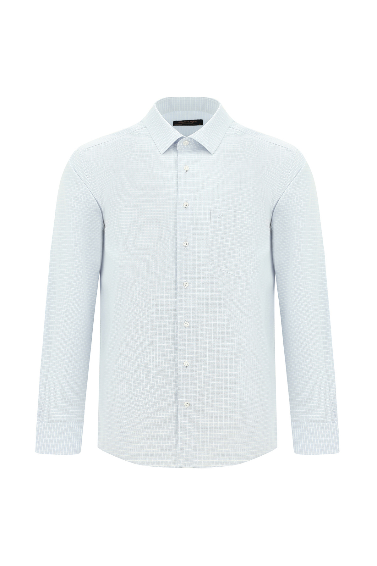 کیگیلی پیراهن نخی چهارخانه کلاسیک آستین بلند